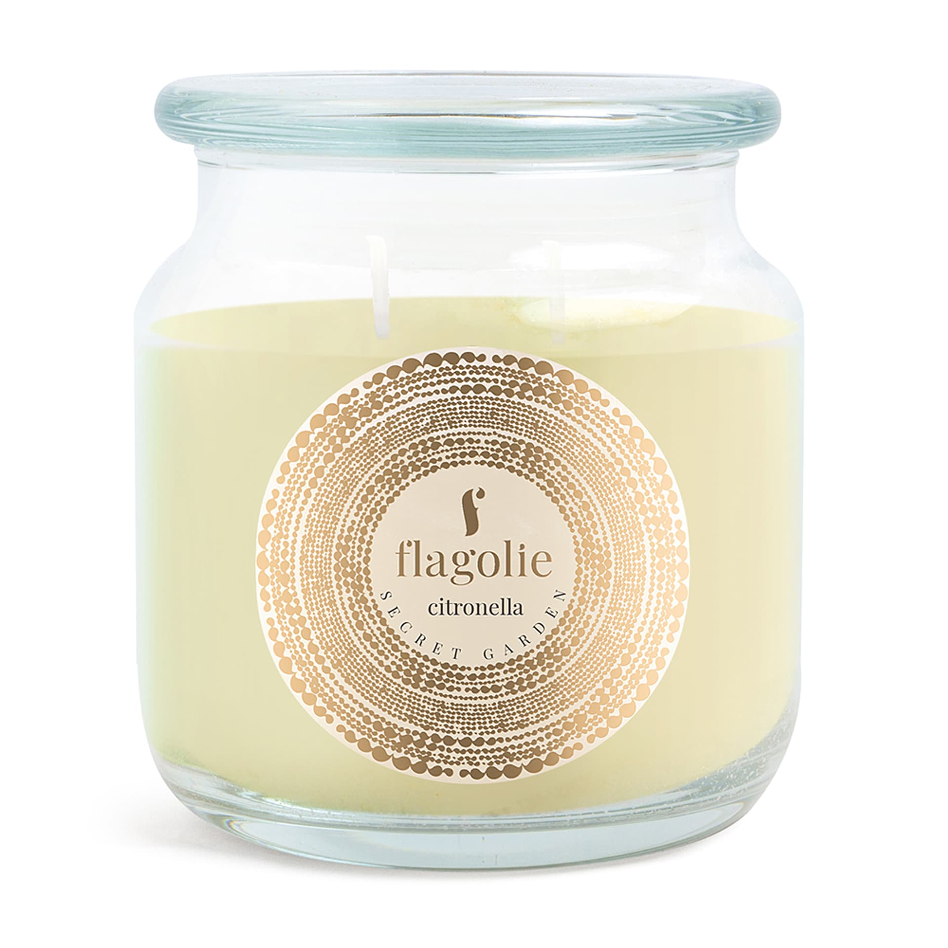 

FLAGOLIE Secret Garden świeca zapachowa Citronella 400g