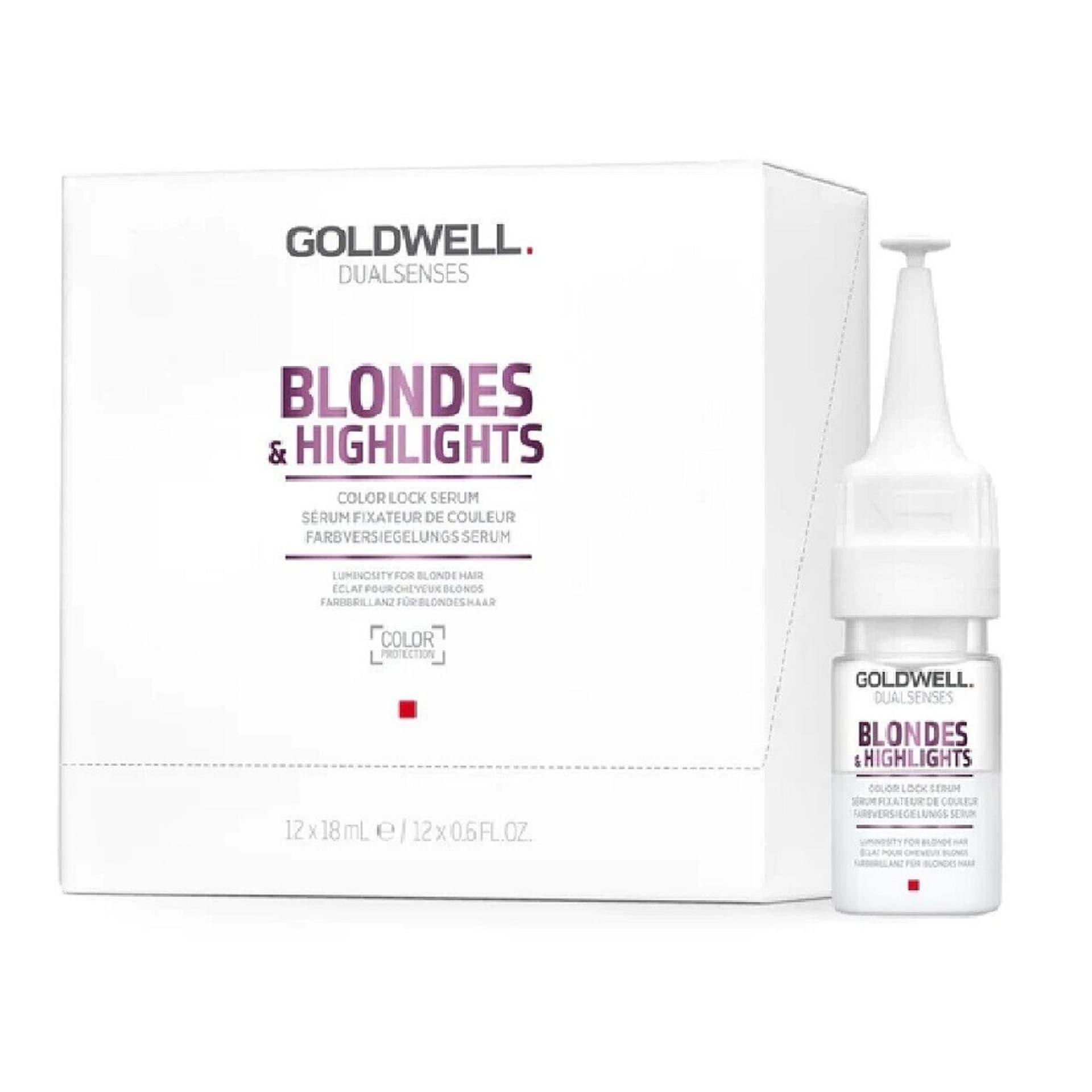 

GOLDWELL Dualsenses BlondesHigh Color Lock Serum serum do włosów farbowanych 12x18ml