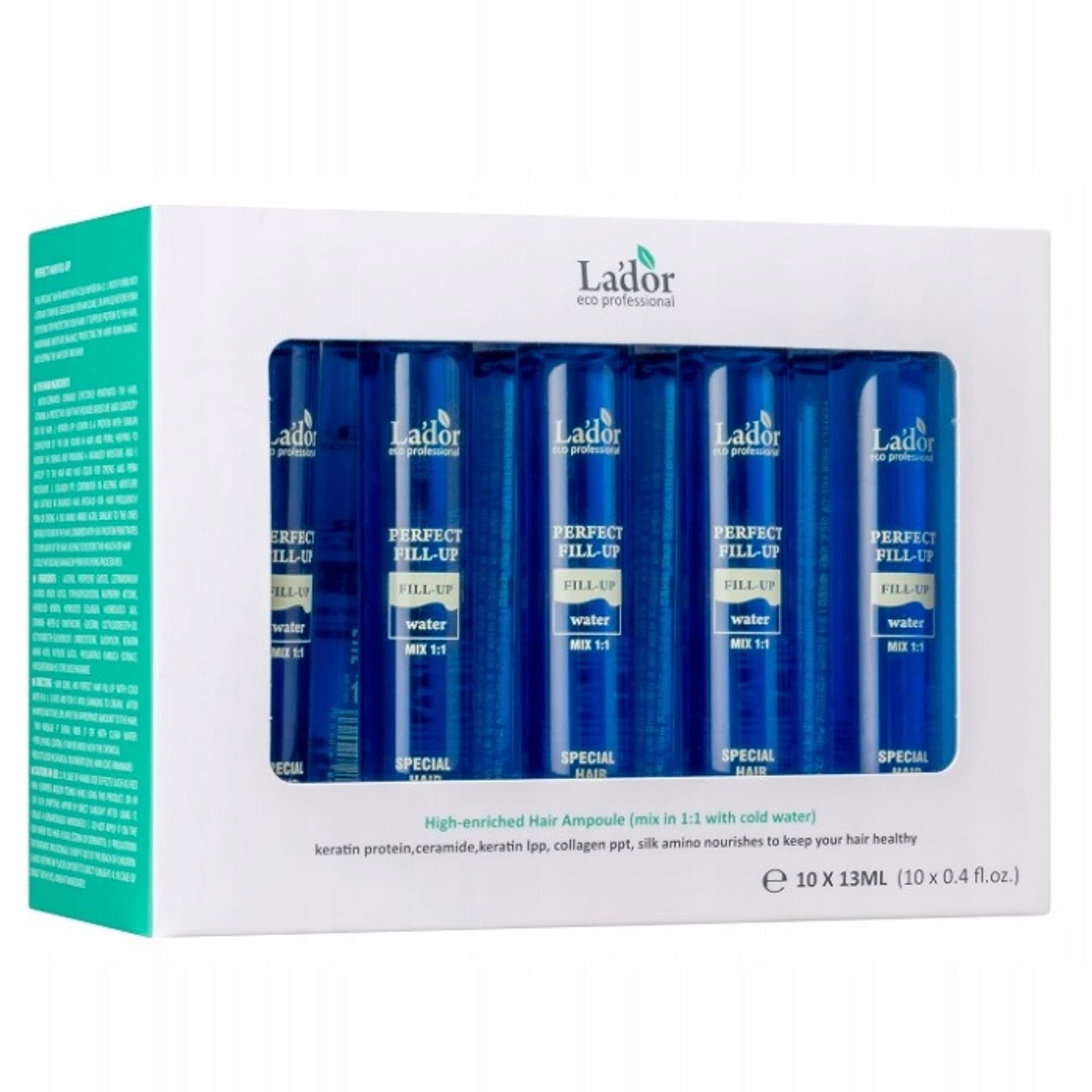 

LA'DOR Perfecti Hair Fill-Up Special Hair Clinic regenerujące ampułki do włosów zniszczonych 10x13ml