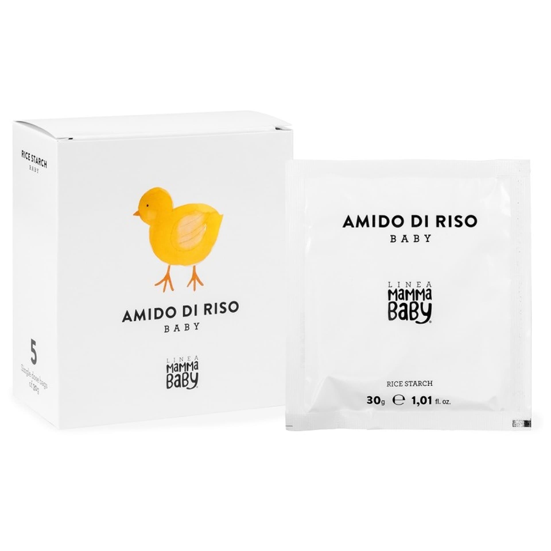 

LINEA MAMMABABY Baby Clementino skrobia ryżowa 5x30g