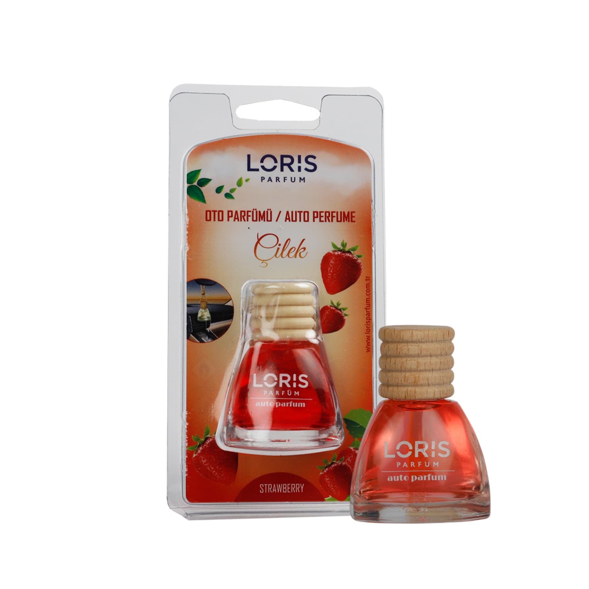 

LORIS Auto Perfume zawieszka zapachowa do samochodu Truskawka 10ml