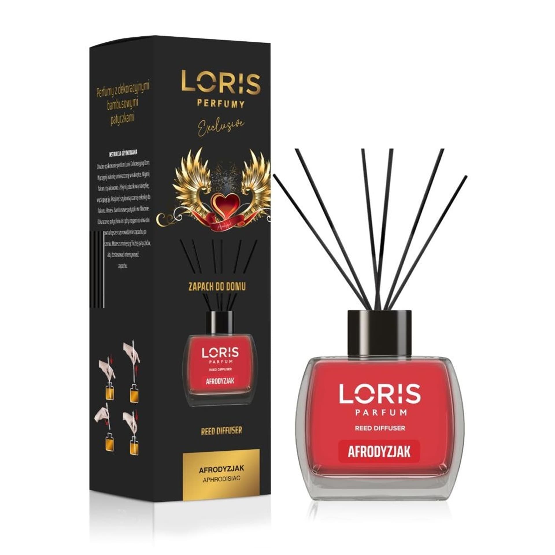 

LORIS Reed Diffuser dyfuzor zapachowy z patyczkami Afrodyzjak 120ml