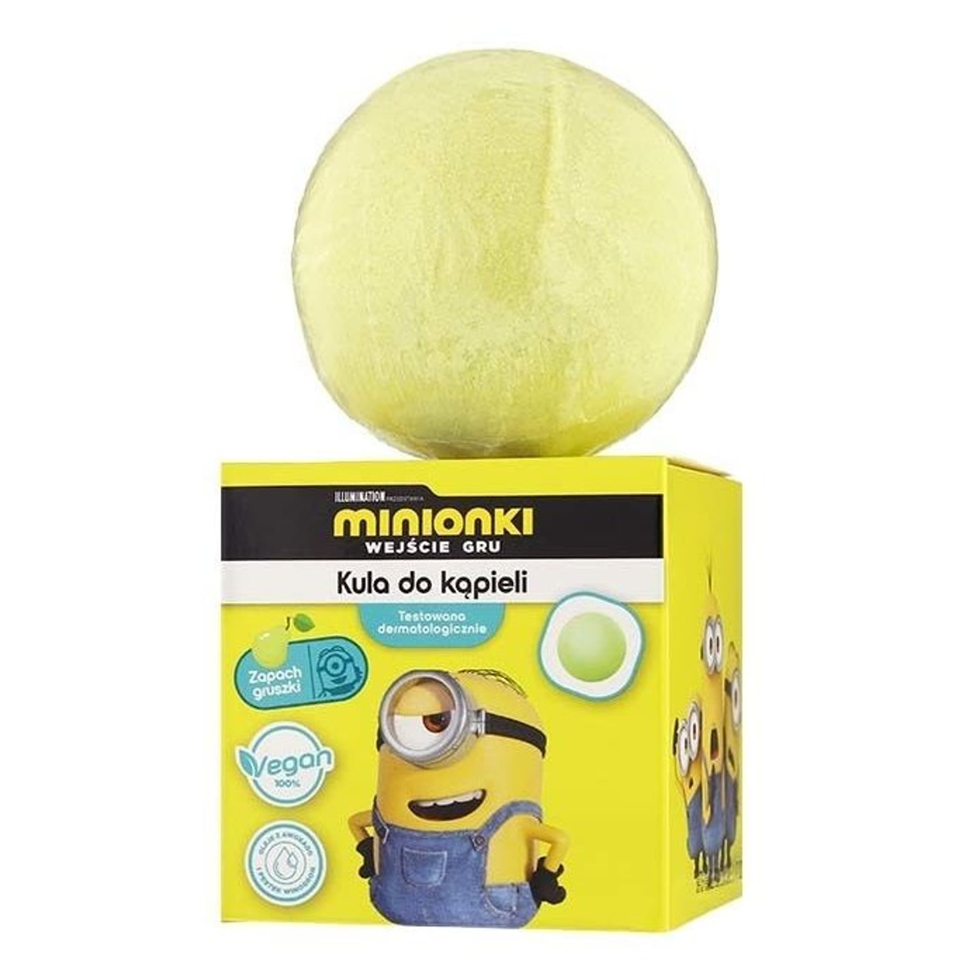 

MINIONKI Musująca kula do kąpieli Gruszka 165g