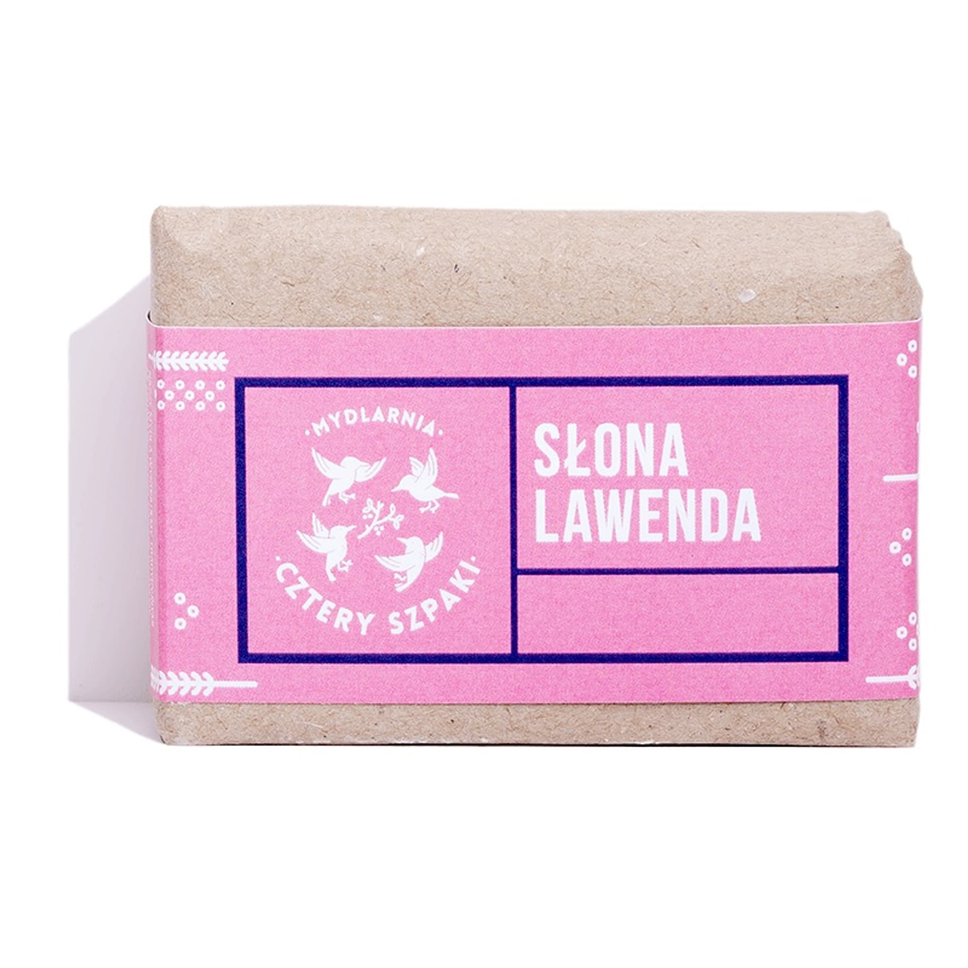 

MYDLARNIA CZTERY SZPAKI Naturalne mydło w kostce Słona Lawenda 110g
