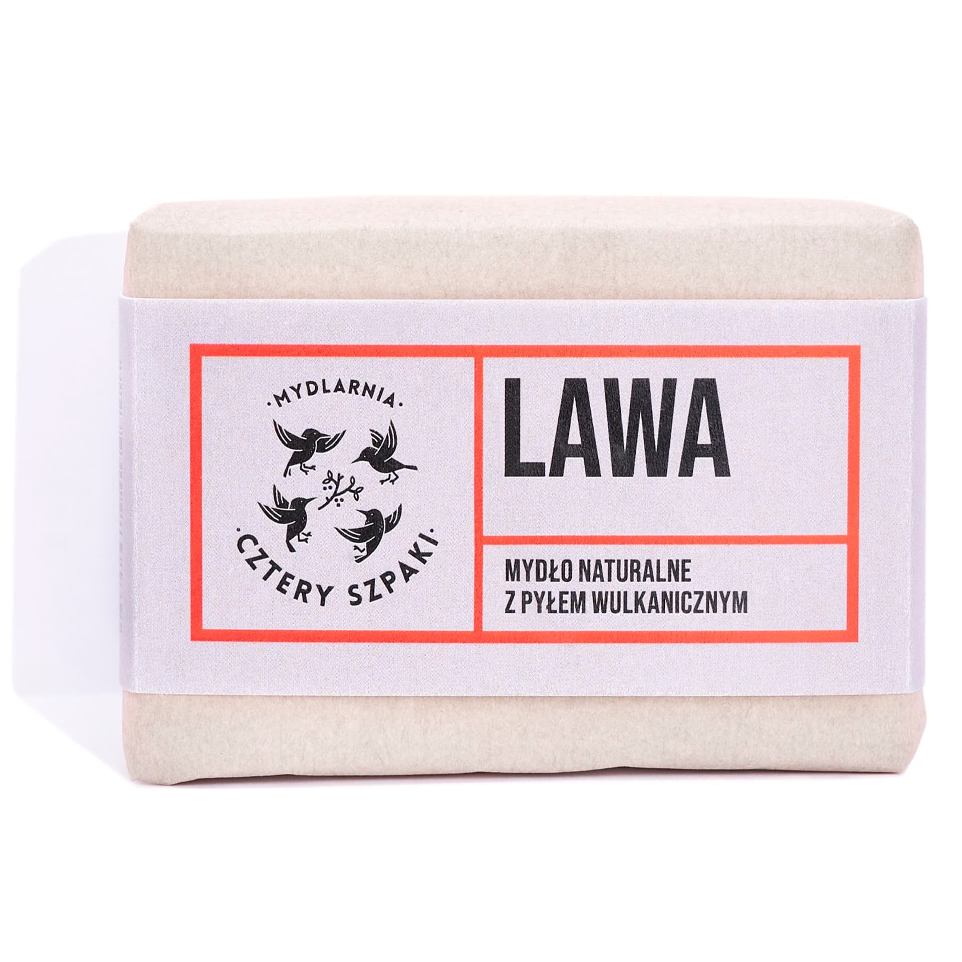 

MYDLARNIA CZTERY SZPAKI Naturalne mydło z pyłem wulkanicznym Lawa 110g