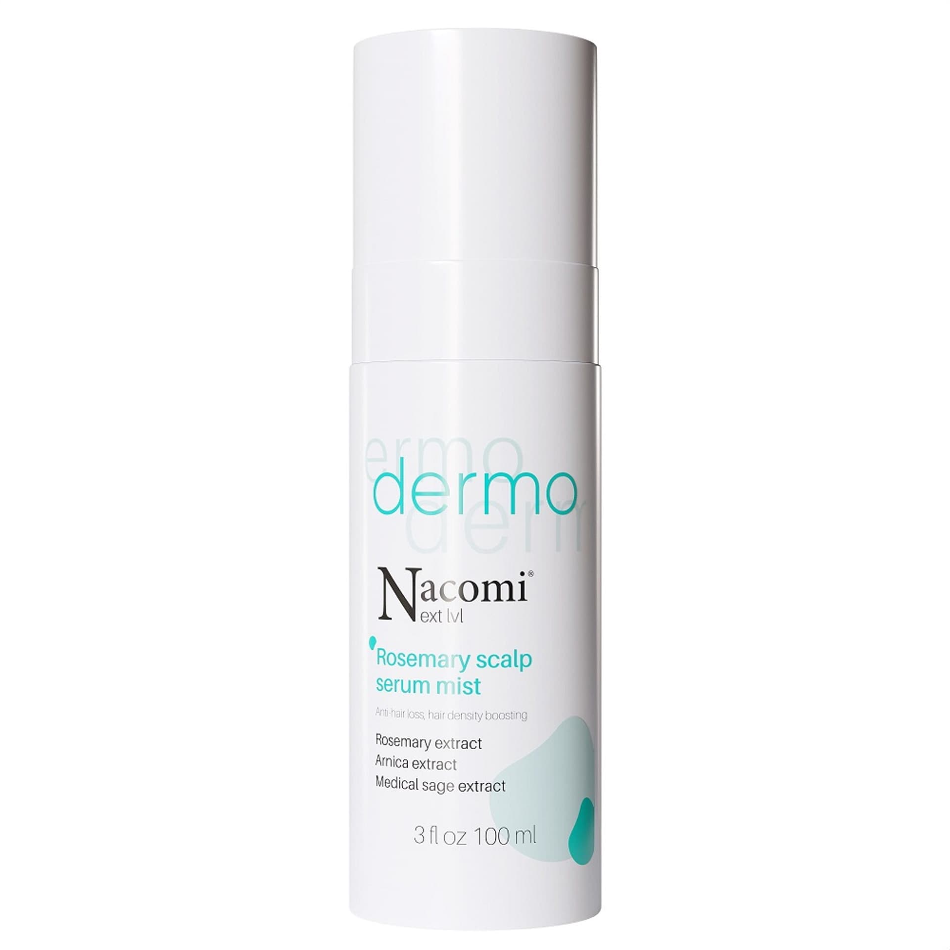 

NACOMI Next Level Dermo rozmarynowe serum w mgiełce zapobiegające wypadaniu włosów i zagęszczające 100ml