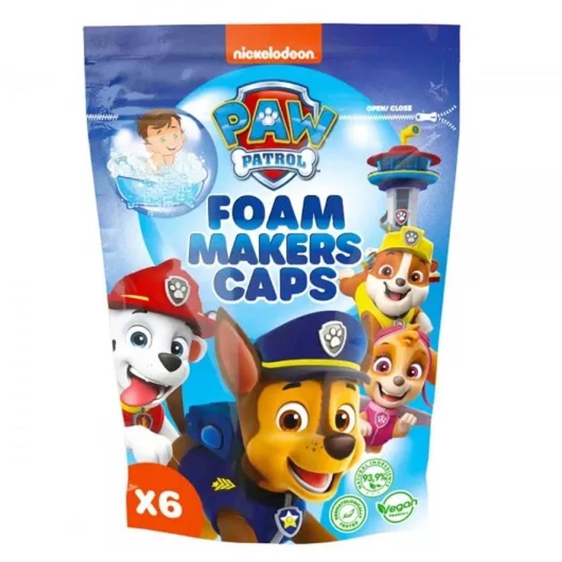 

PSI PATROL Foam Makers Caps pianotwory do kąpieli 6x16g