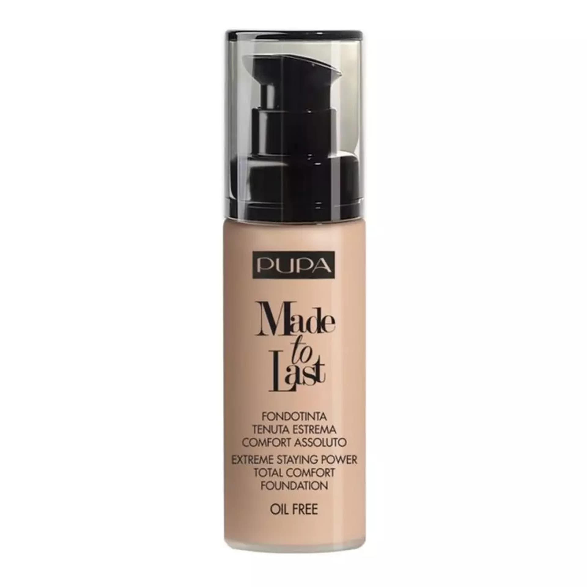 

PUPA Made To Last Total Comfort Foundation SPF10 długotrwały podkład matujący 020 30ml