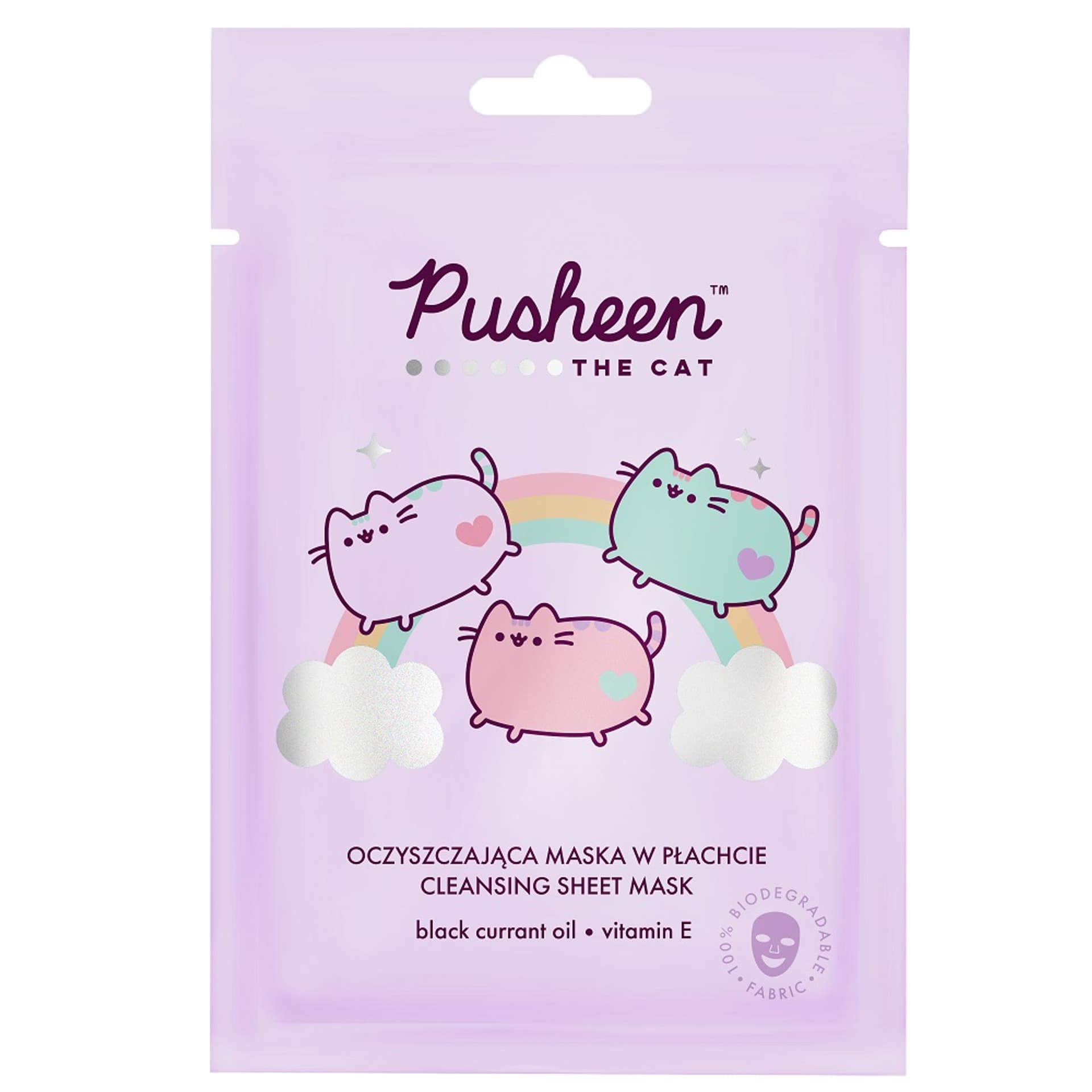 

PUSHEEN Maska nawilżająca do twarzy z olejem z nasion porzeczki 17g