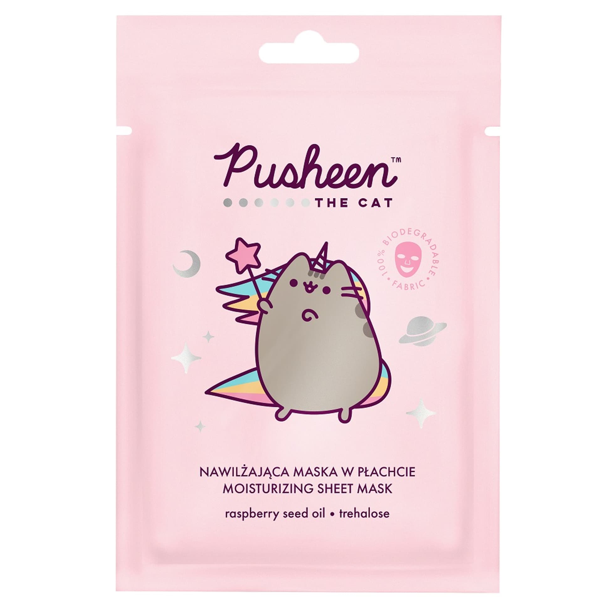 

PUSHEEN Maska nawilżająca do twarzy z olejem z pestek malin 17g