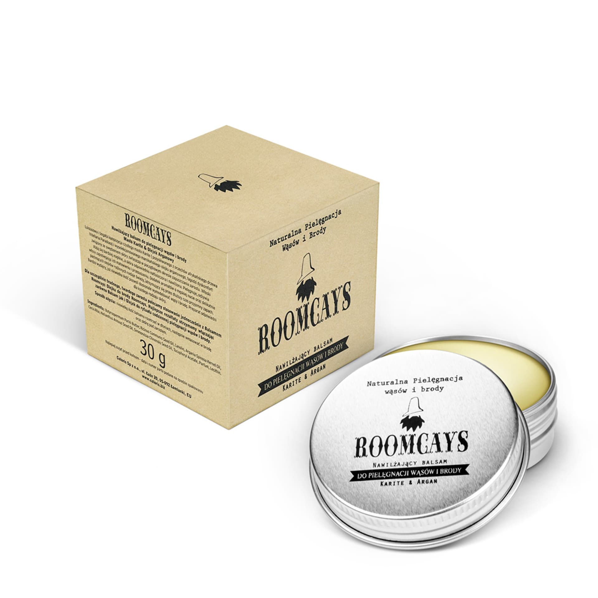 

ROOMCAYS Nawilżający balsam do pielęgnacji brody i wąsów 30ml