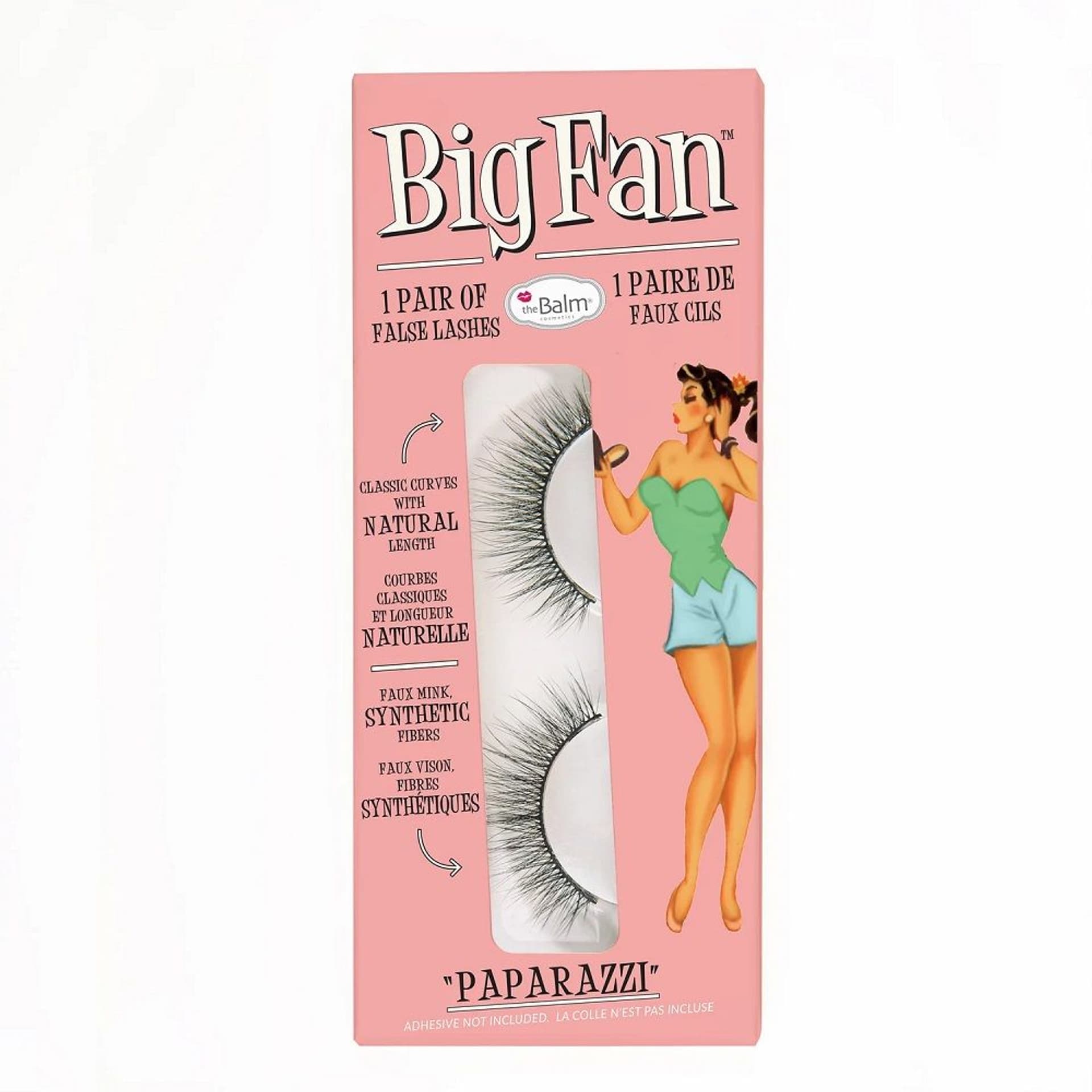 

THE BALM Big Fan False Lashes sztuczne rzęsy na pasku Paparazzi 1 para