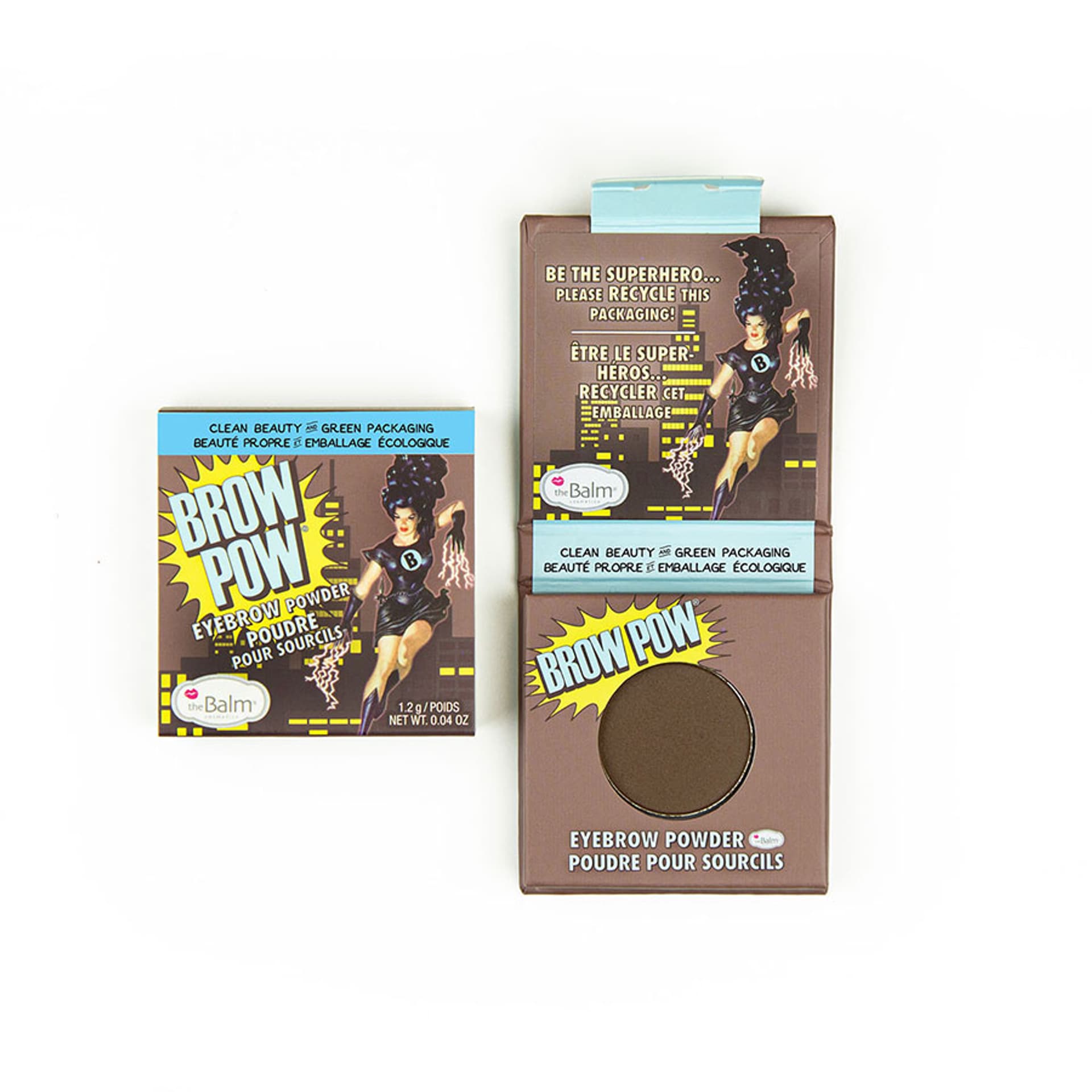 

THE BALM Brow Pow Brow Powder cień do brwi Dark Brown 1,2g