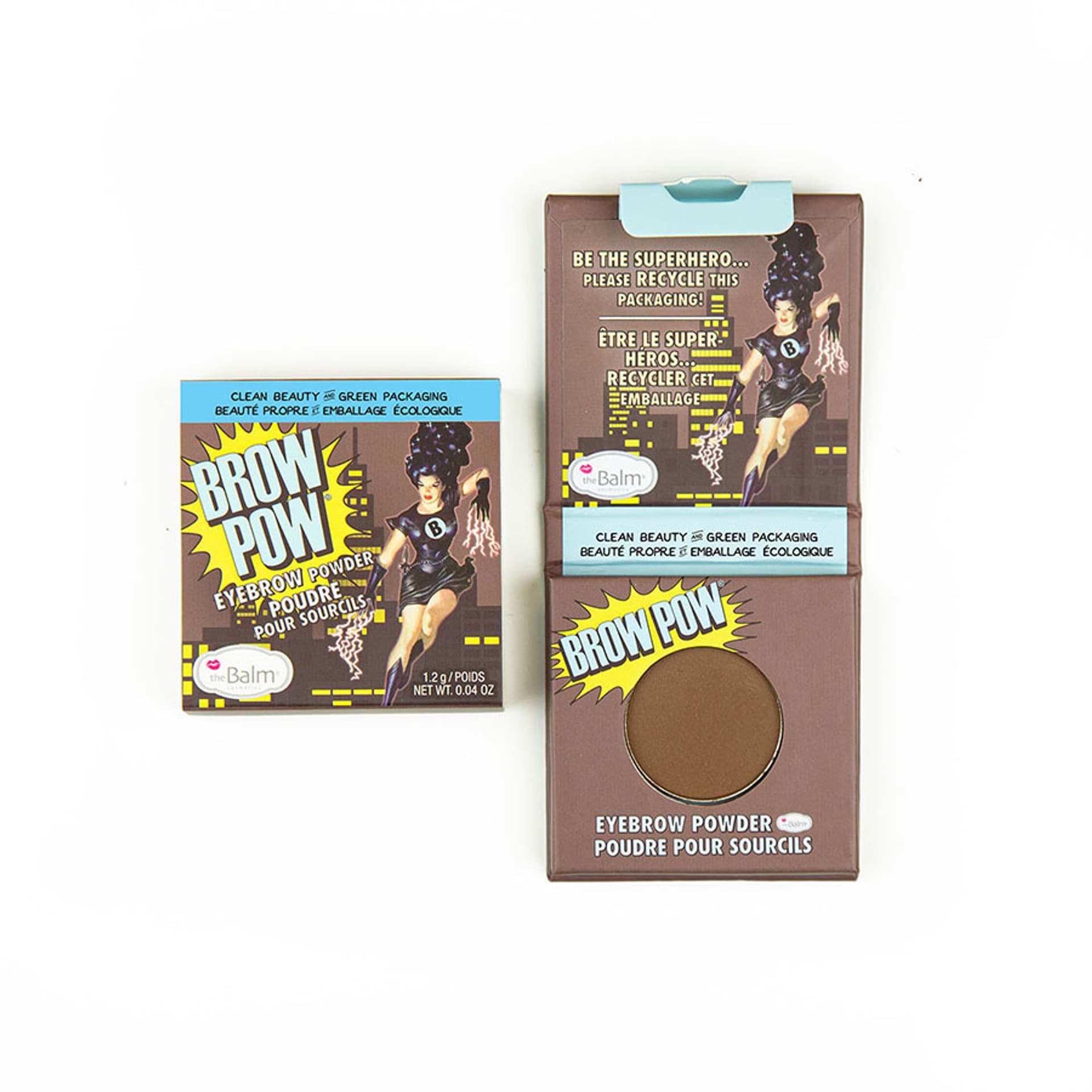 

THE BALM Brow Pow Brow Powder cień do brwi Light Brown 1,2g
