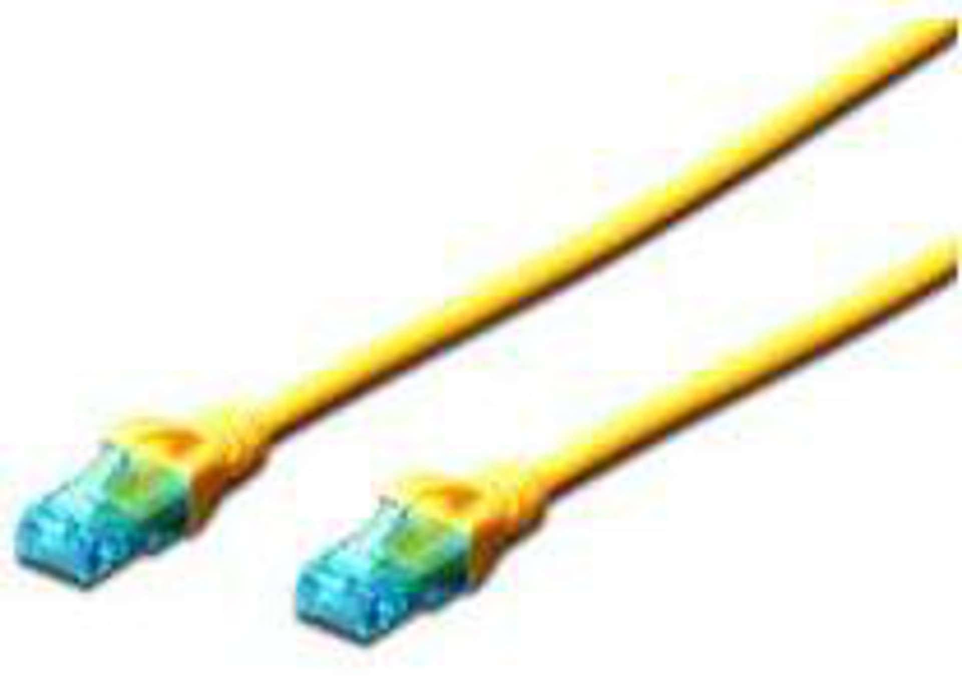 

DIGITUS Cat5e U/UTP 2 m Żółty 2 Patchcord