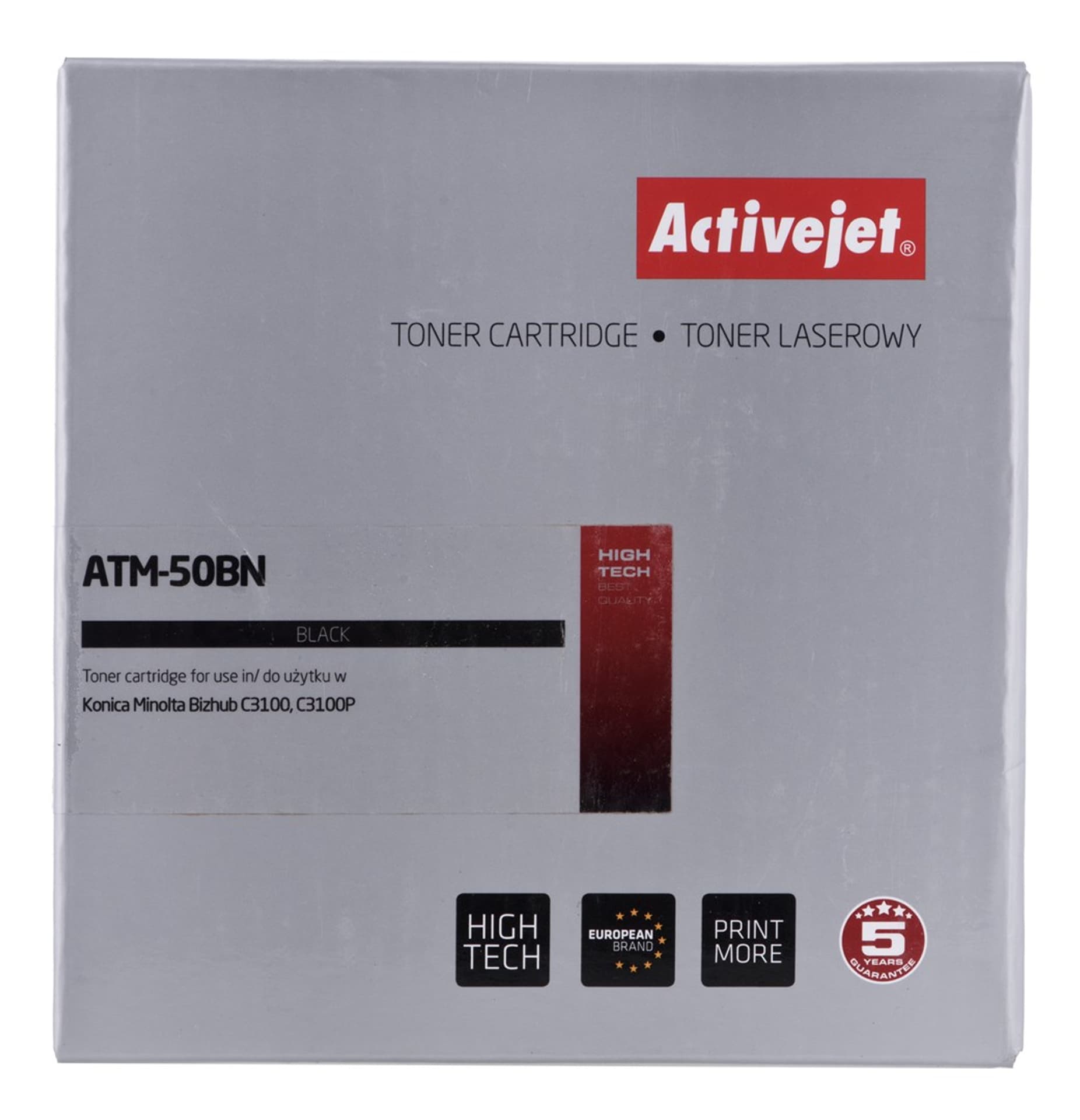 

Toner Activejet ATM-50BN (zamiennik Konica Minolta TNP50K; Supreme; 6000 stron; czarny)