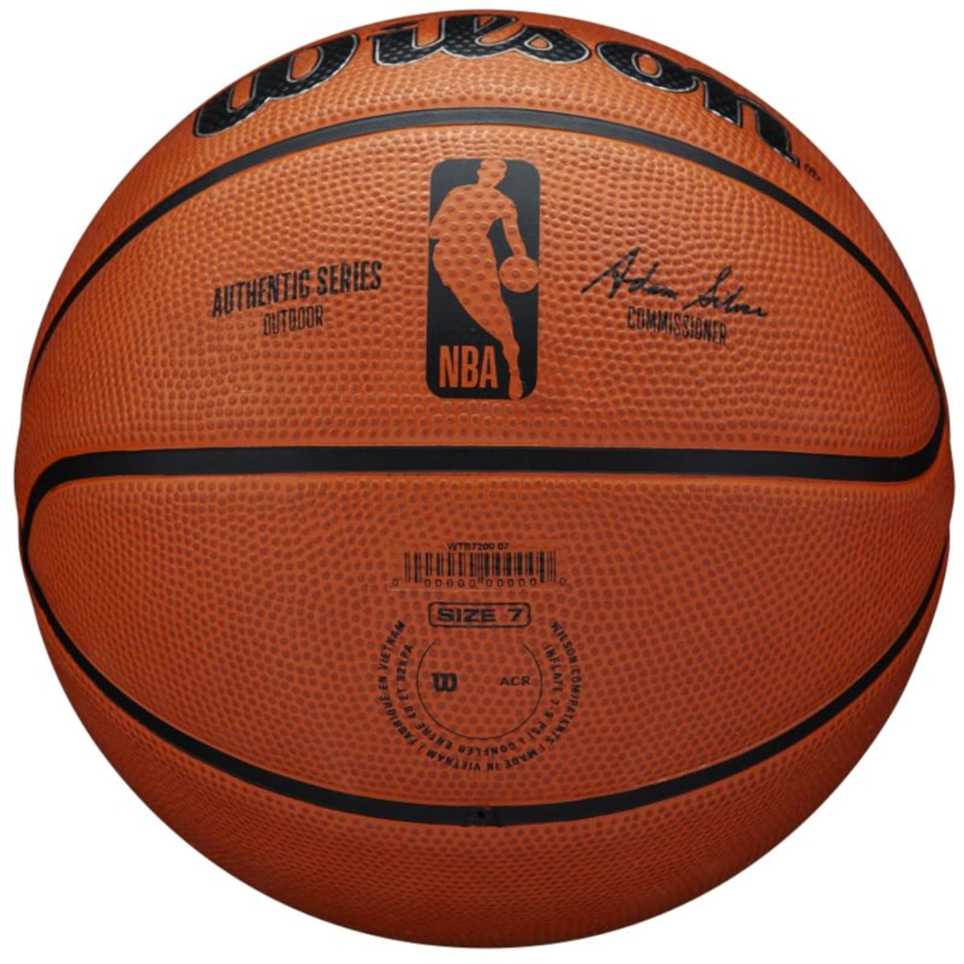 

Piłka do koszykówki Wilson NBA Authentic Series Outdoor Ball (kolor Pomarańczowy, rozmiar 6)