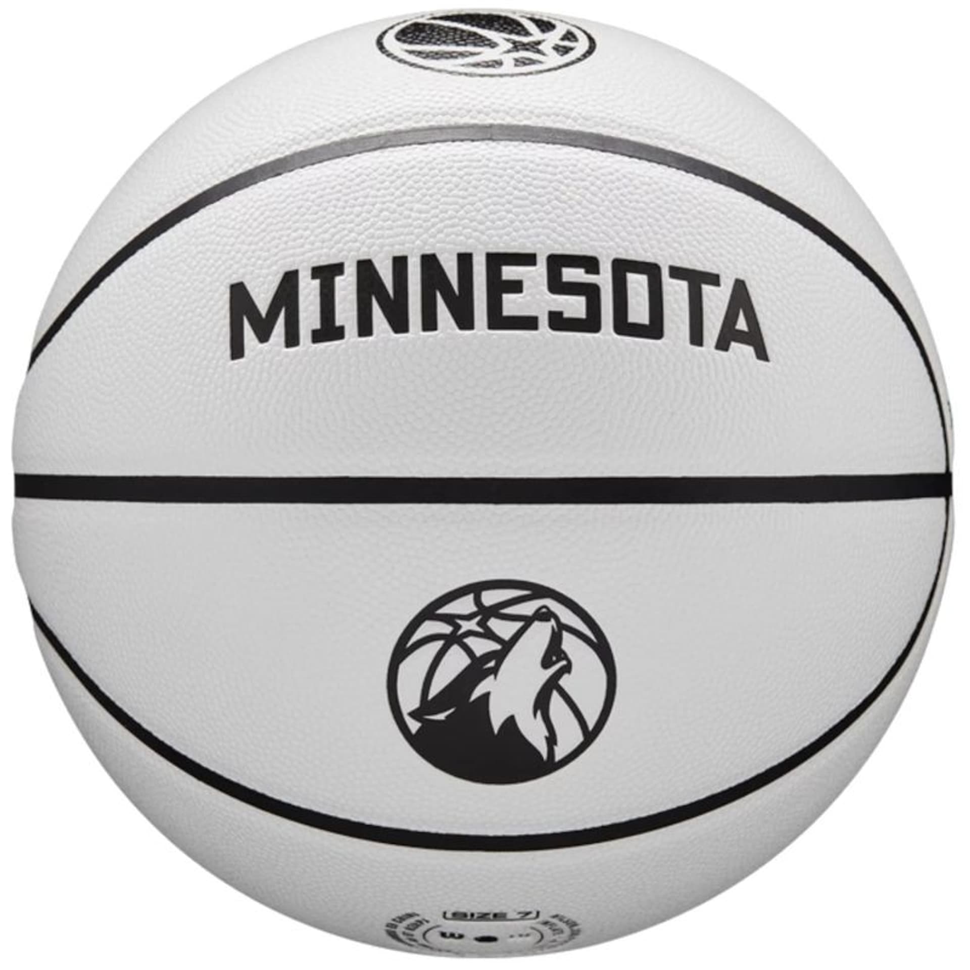 

Piłka do koszykówki Wilson NBA Team City Collector Minnesota Timberwolves Ball (kolor Biały, rozmiar 7)