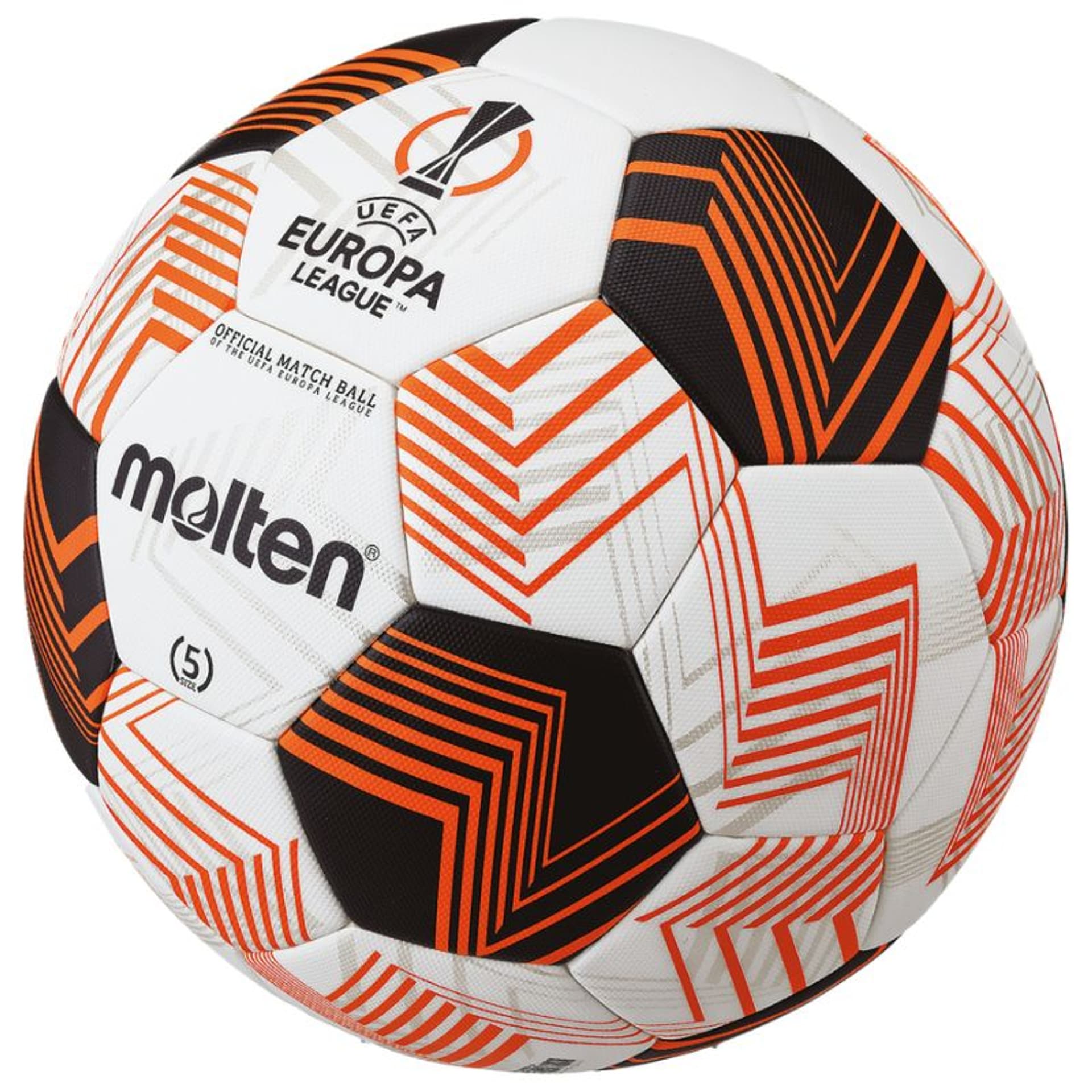 

Piłka nożna Molten UEFA Europa League 2023/24 (kolor Biały. Pomarańczowy)