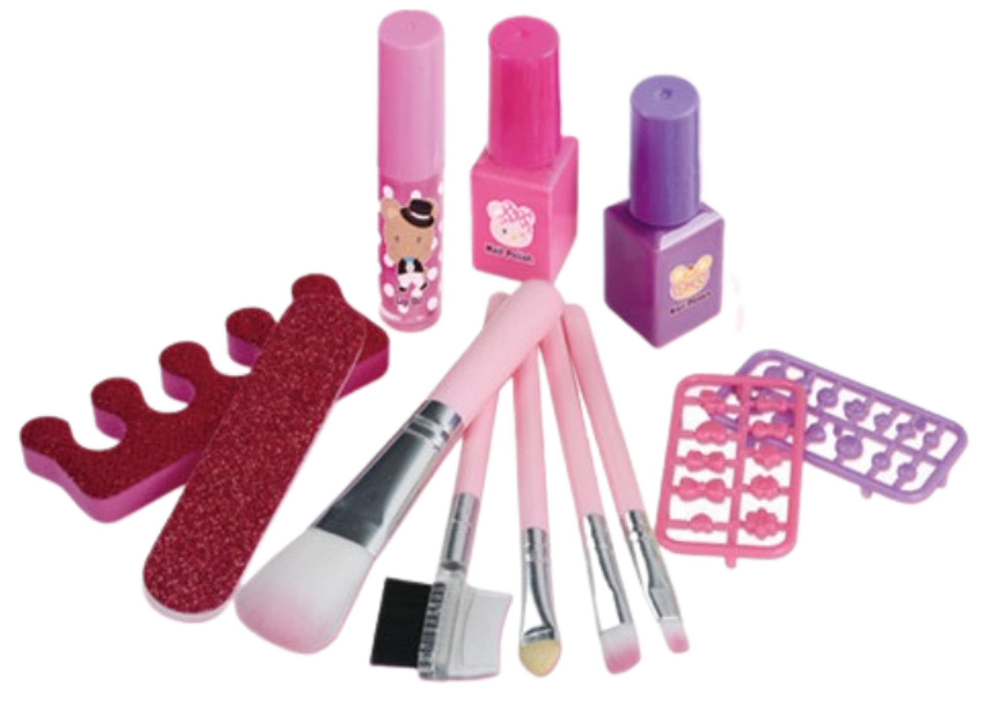 

KUFEREK KOSMETYKÓW PAZNOKCI MAKIJAŻ MAKEUP ZESTAW KSIĘŻNICZKI LAKIERY +AKC