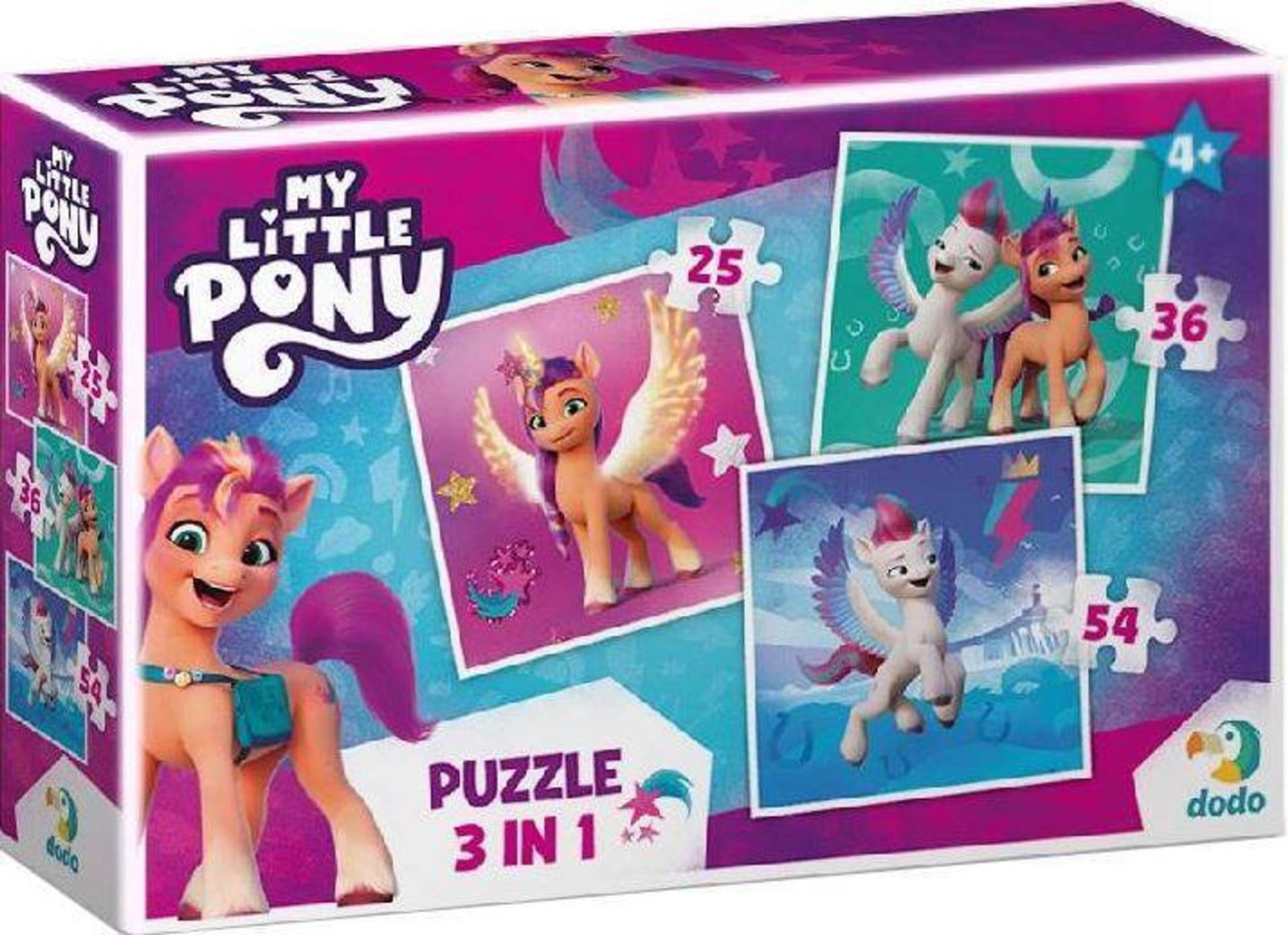 

Puzzle 3 in 1 My Little Pony 200384