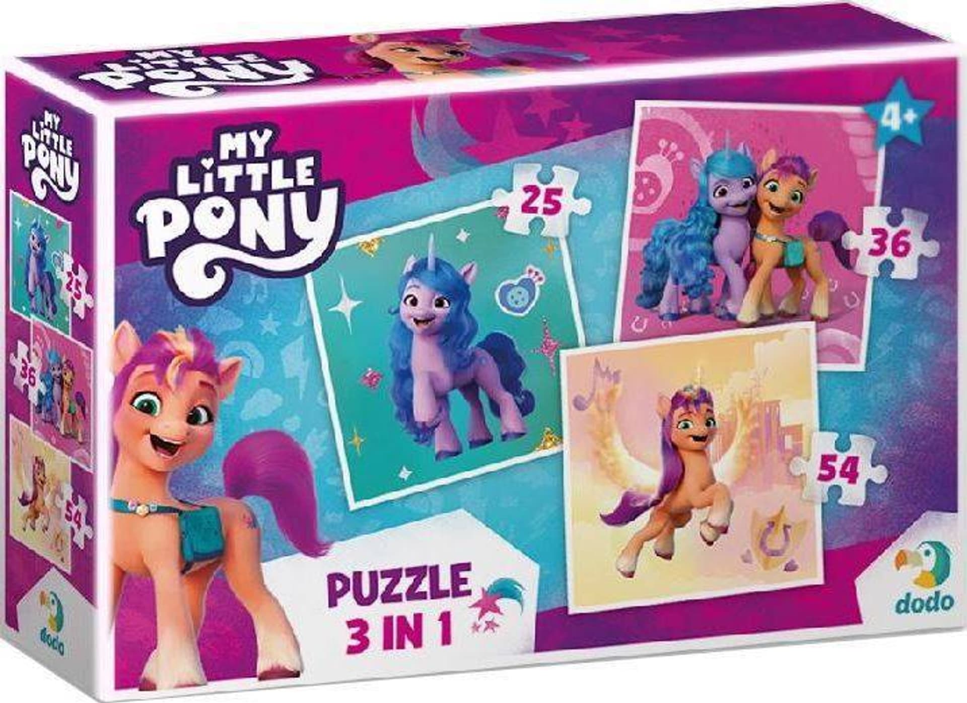 

Puzzle 3 in 1 My Little Pony 200385