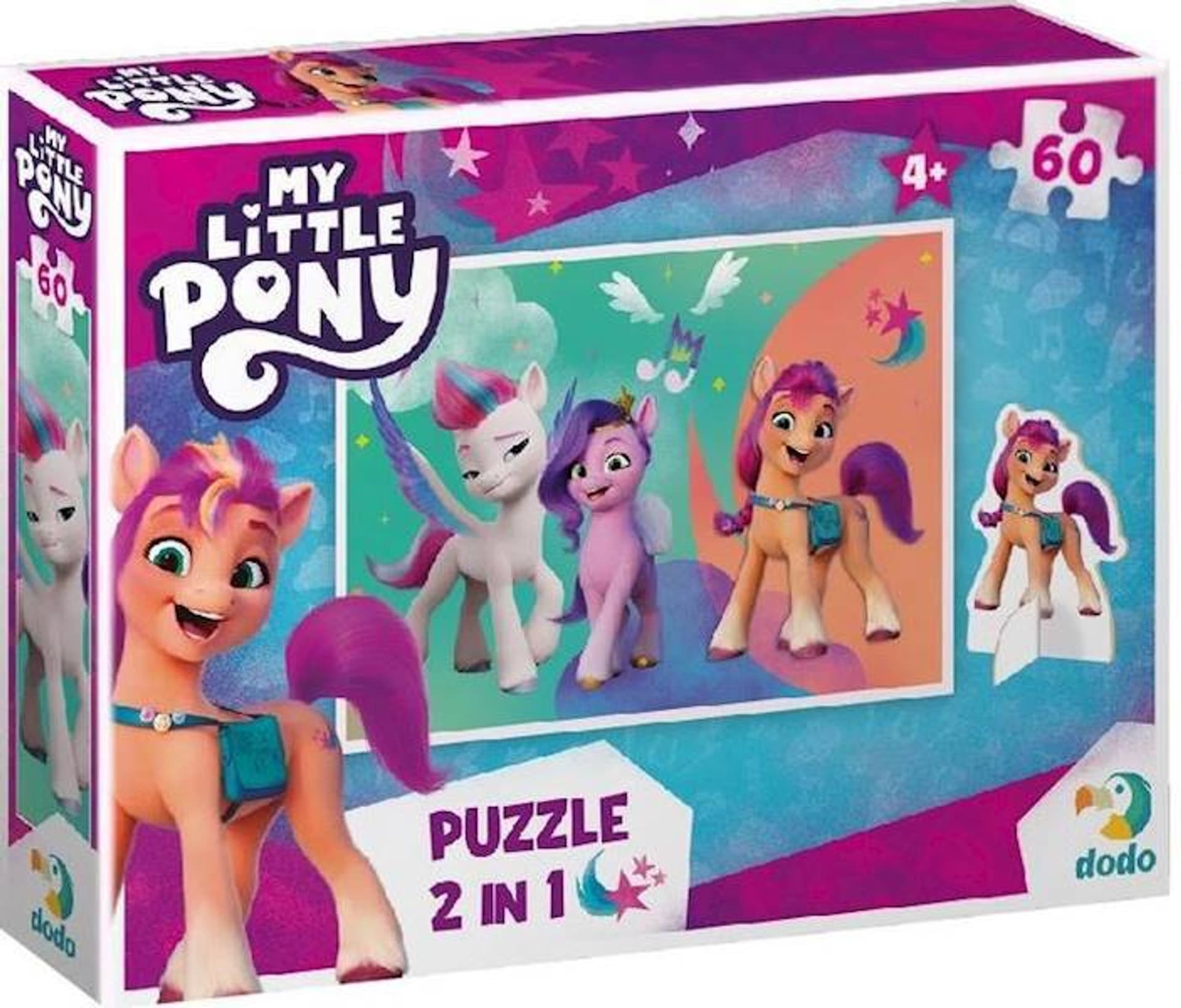 

Puzzle My Little Pony 60 el. z figurkami 200138