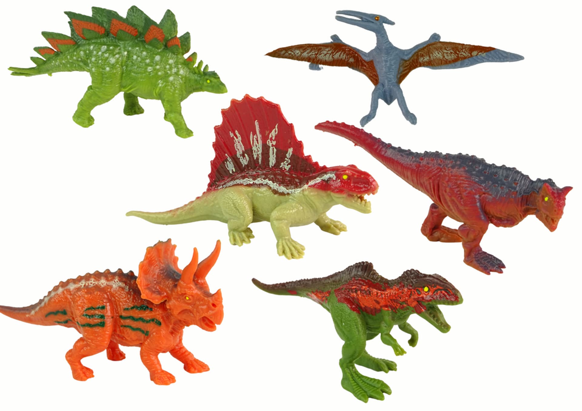 

Zestaw Figurki Dinozaury 6 sztuk Kolorowe