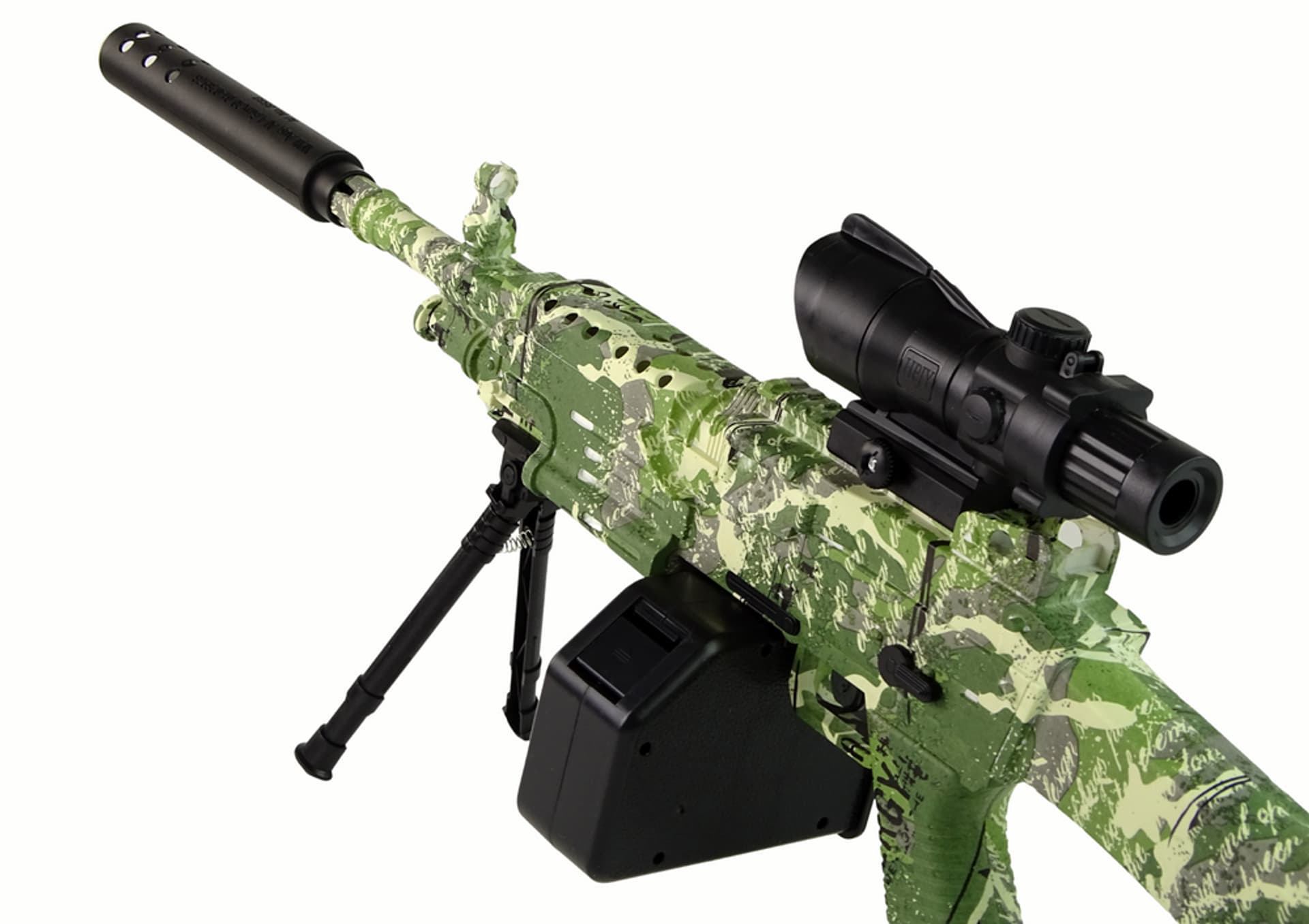 

Karabin Pistolet Na Kulki Wodne Zielono-Szary AMT