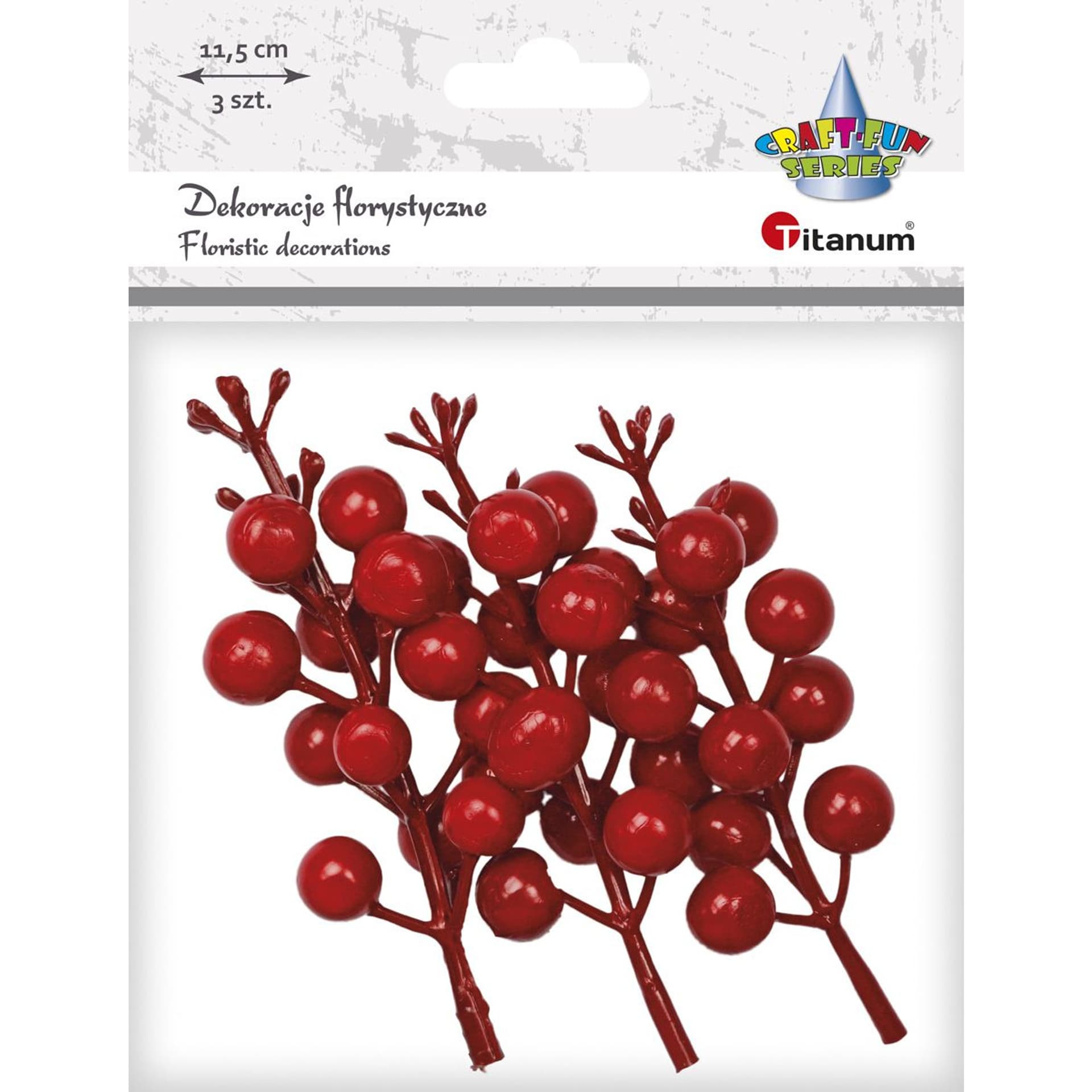 

Dekoracja gałązki owoców winobluszczu czerwone (3 szt.) 487296 TITANUM, 3 szt.) 487296 titanu