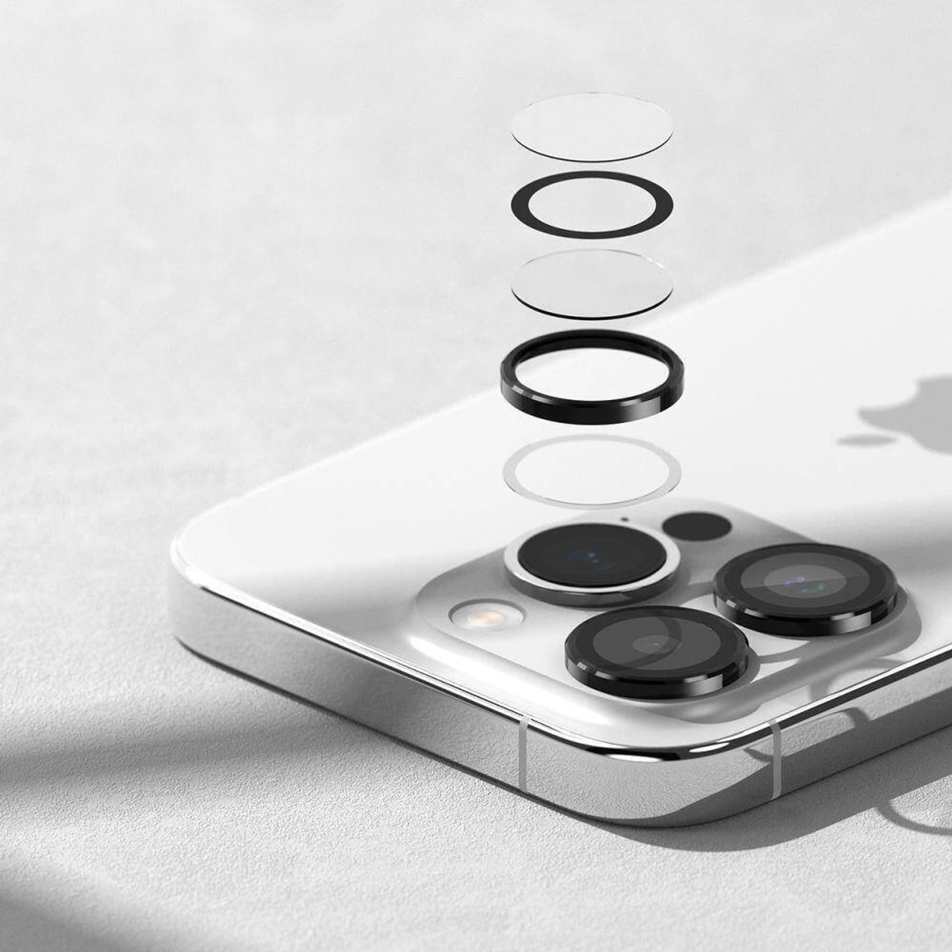 

Osłona Aparatu APPLE IPHONE 15 PRO Ringke Camera Frame Glass czarne