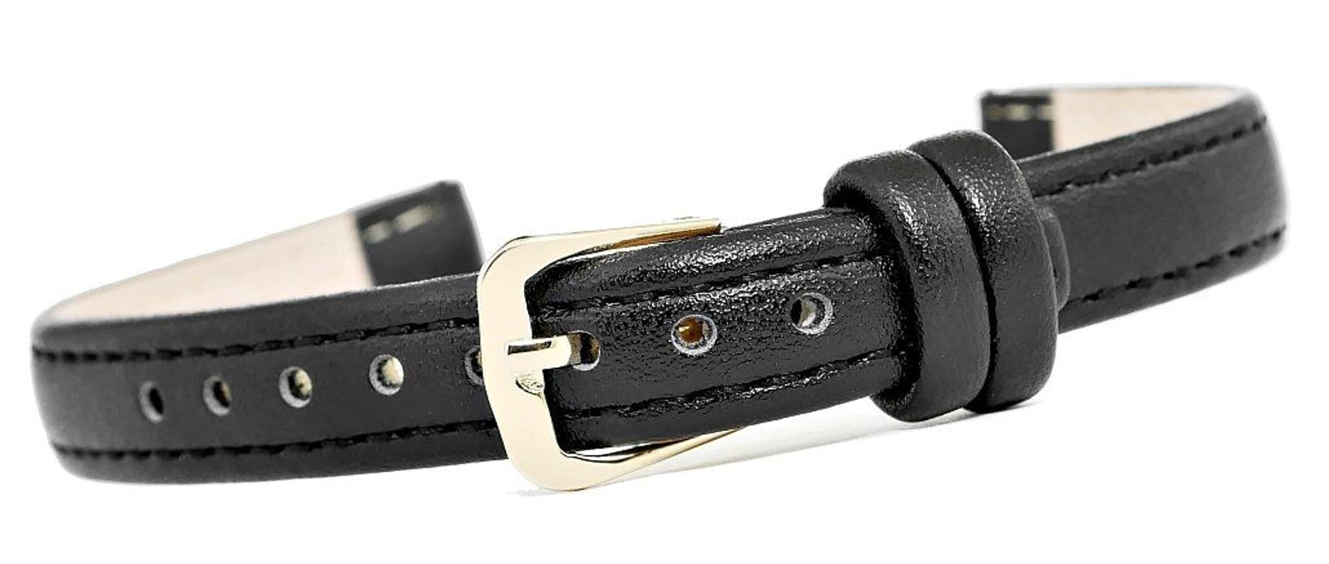 

Pasek do zegarka CLASSIC - skóra 12 mm 4999-12XXL-1Z Czarny