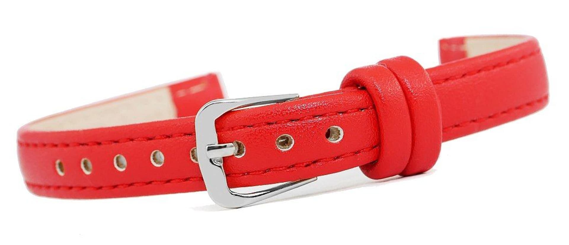 

Pasek do zegarka CLASSIC - skóra 12 mm 4999-12XXL-4S Czerwony