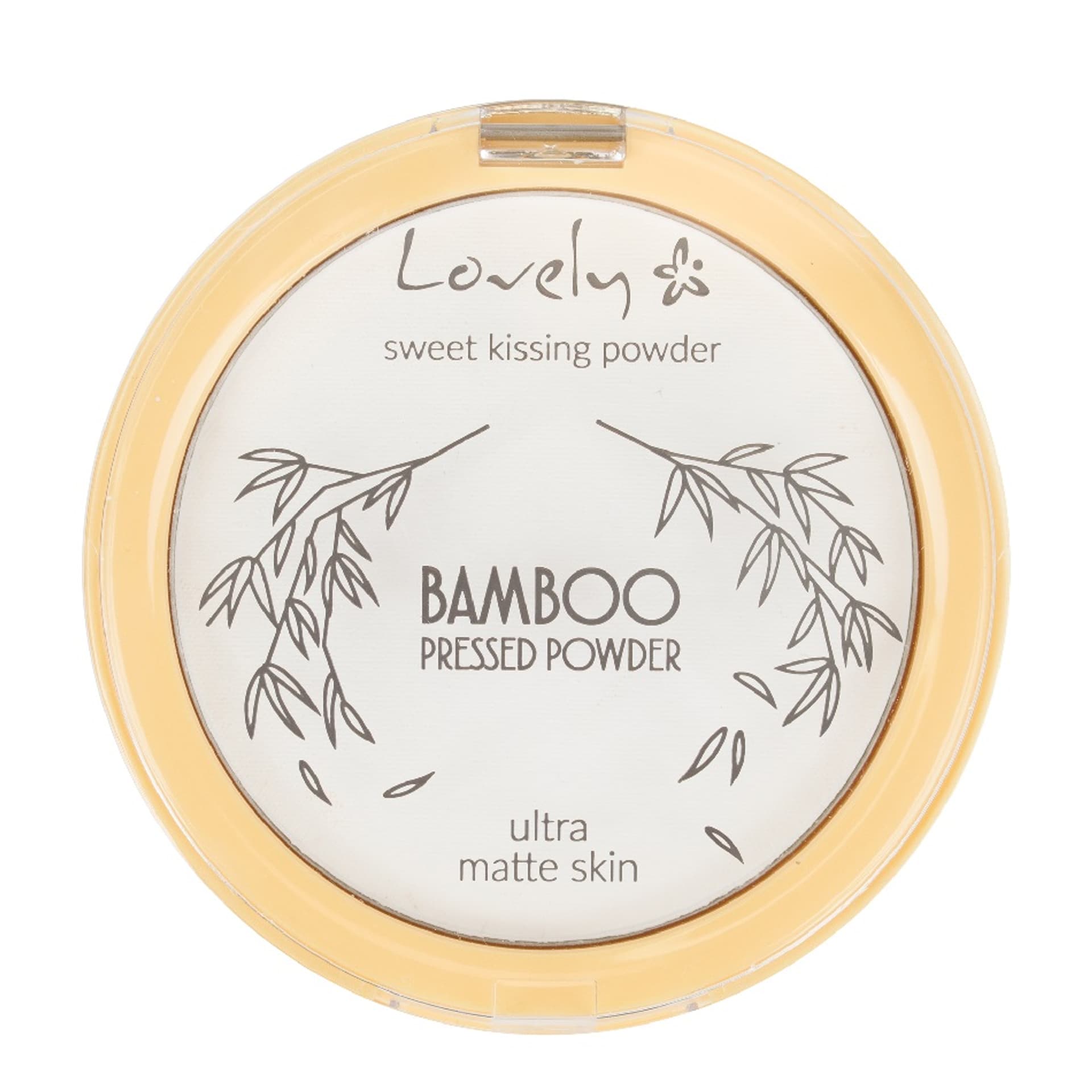 

LOVELY Bamboo Pressed Powder transparenty, matujący puder prasowany do twarzy 10g