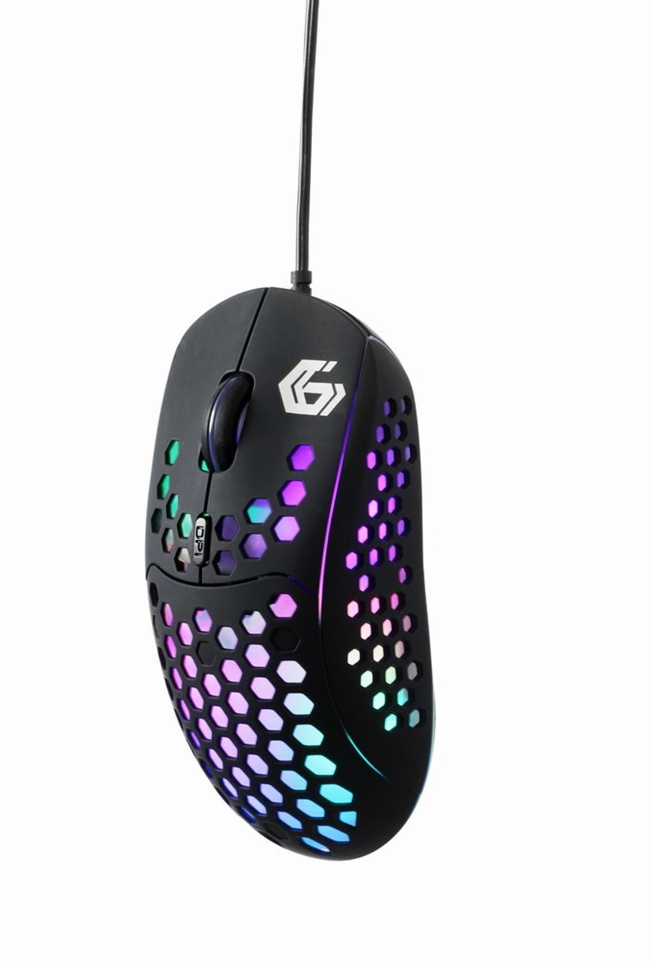 

GEMBIRD GAMINGOWA MYSZ USB Z PODŚWIETLENIEM RGB RAGNAR RX400 6 PRZYCISKÓW, 7200DPI, CZARNA