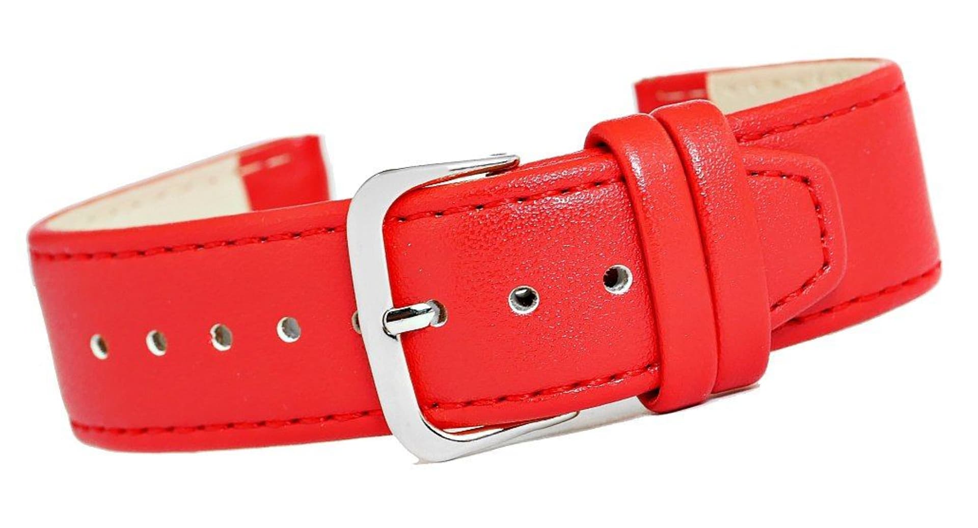 

Pasek do zegarka CLASSIC - skóra 22 mm 4999-22XXL-4S Czerwony
