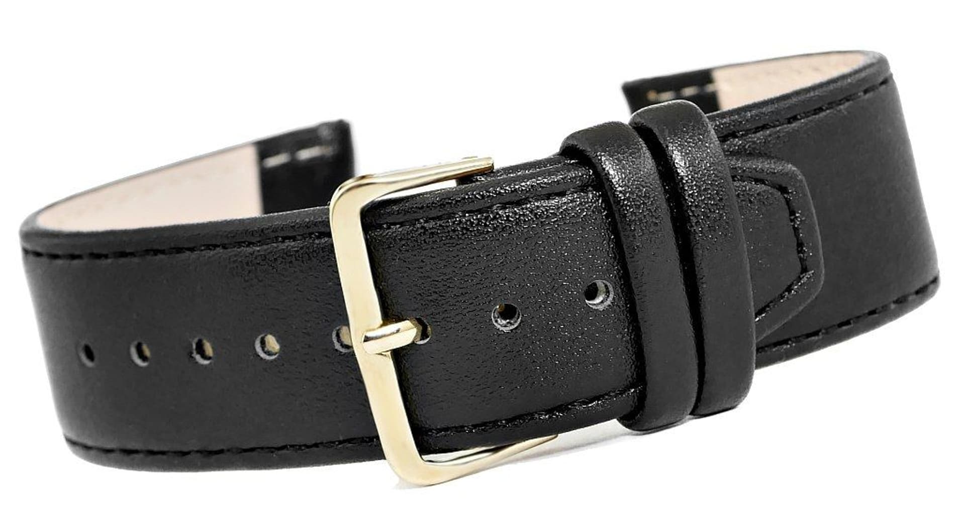 

Pasek do zegarka CLASSIC - skóra 24 mm 4999-24XXL-1Z Czarny