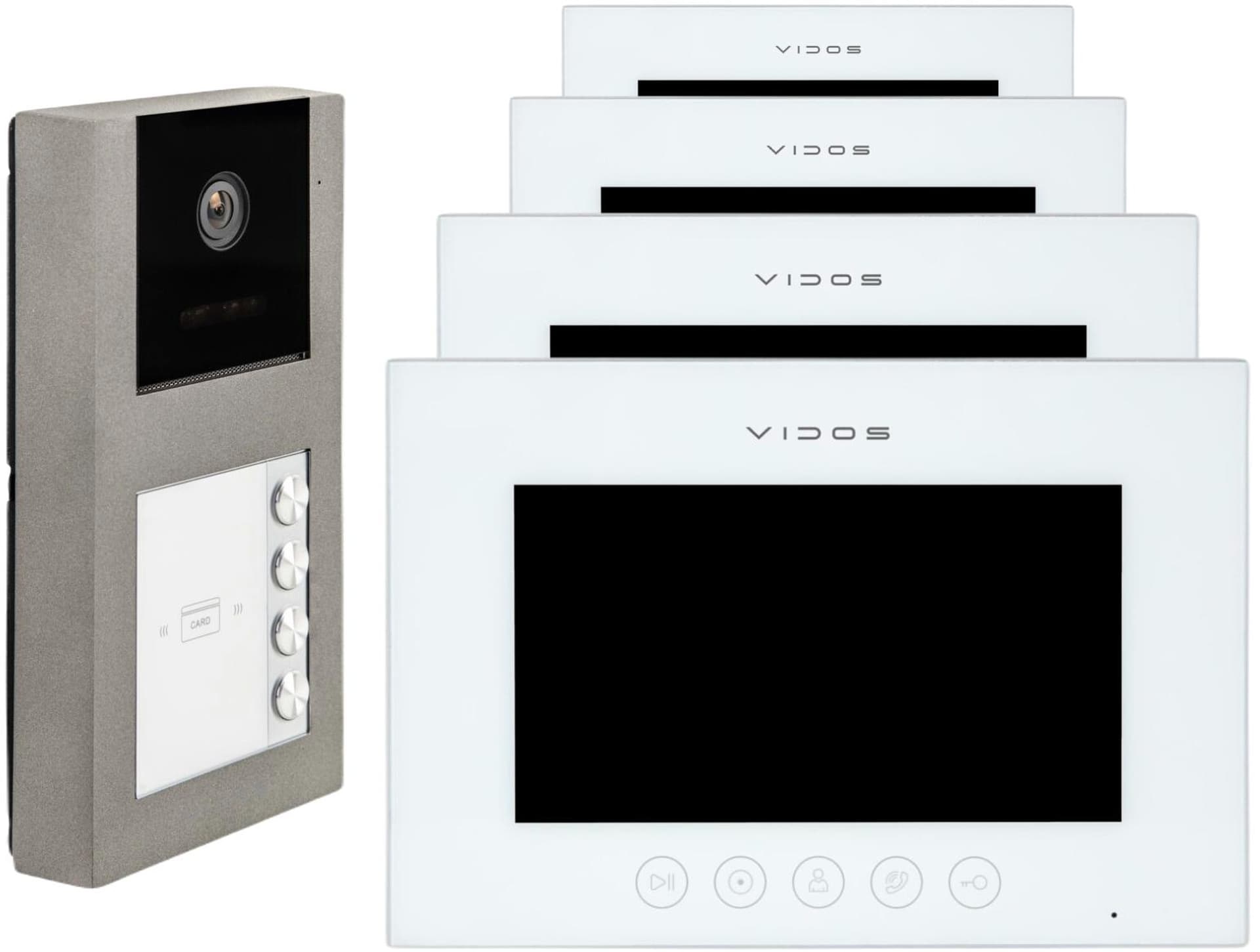

WIDEODOMOFON VIDOS X 4xM11W-X/S11-4