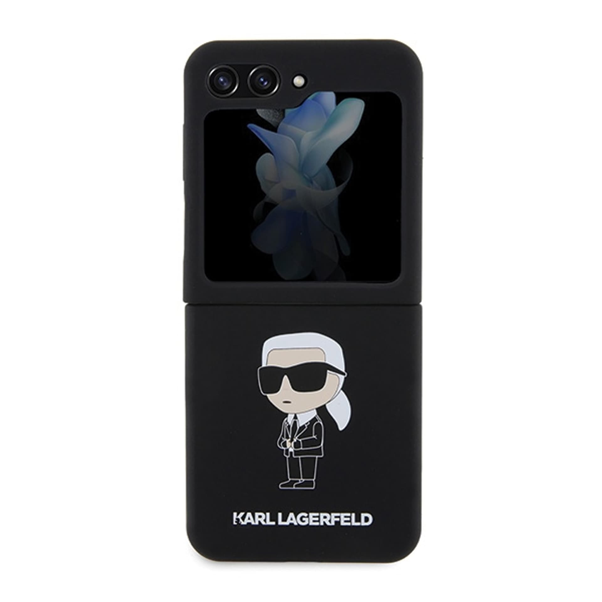 

Karl Lagerfeld KLHCZF5SNIKBCK Z Flip5 hardcase czarny/black Silicone Ikonik