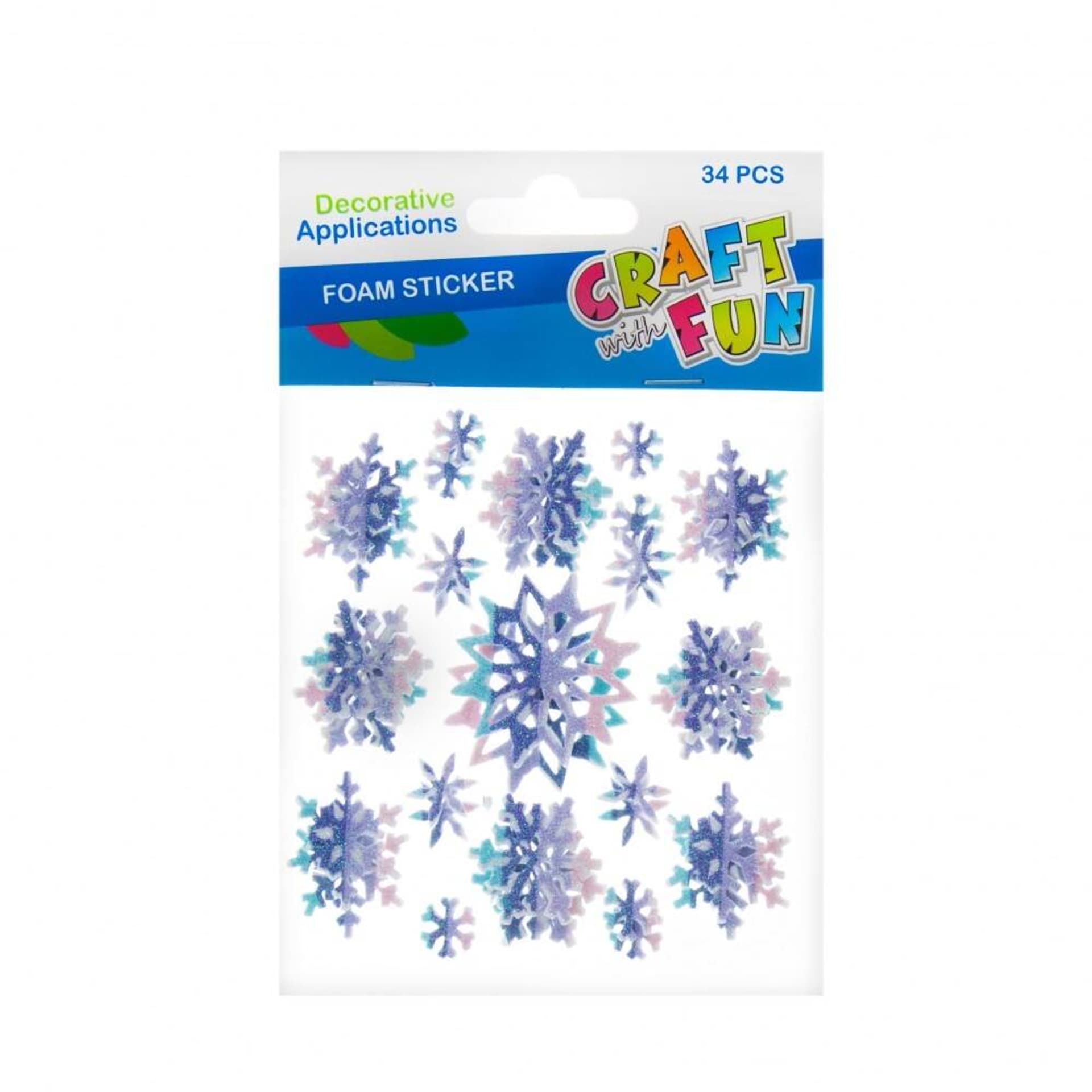 

Ozdoba dekoracyjna piankowa EVA Śnieżynki CRAFT WITH FUN 463723