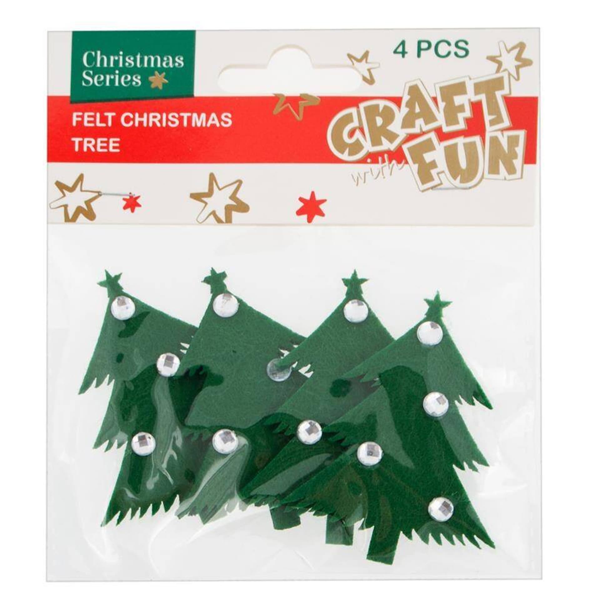 

Ozdoba dekoracyjna filcowa Choinka CRAFT WITH FUN 438805