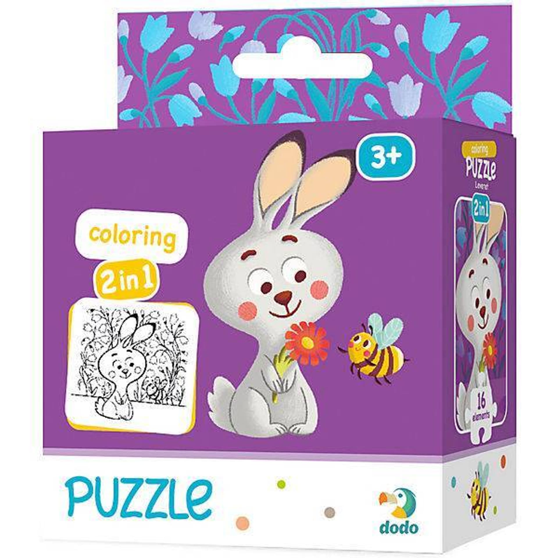 

Puzzle Kolorowanka Zajaczek 300121