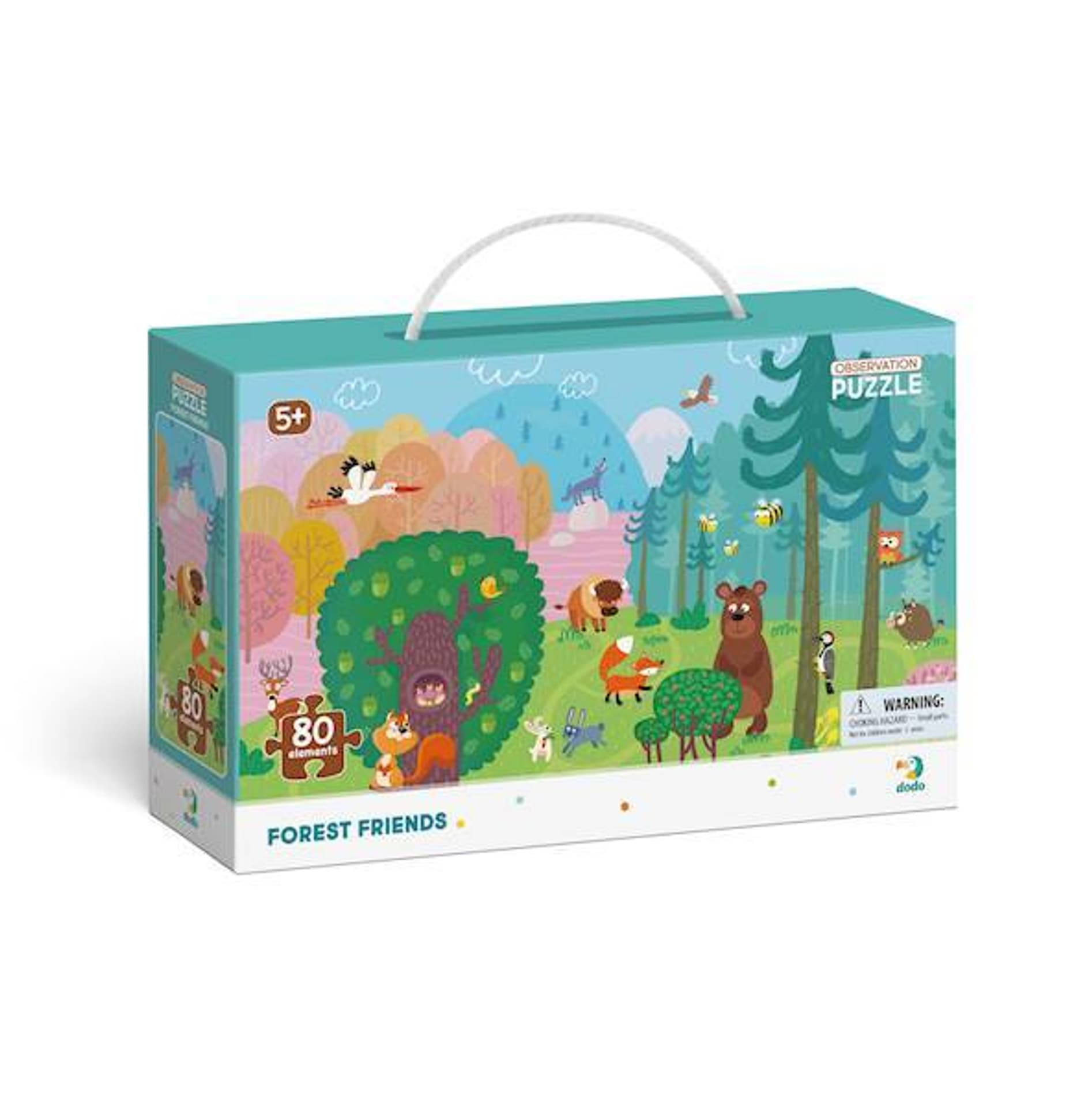 

Puzzle Obserwacyjne 80 el. Leśni przyjaciel 300140