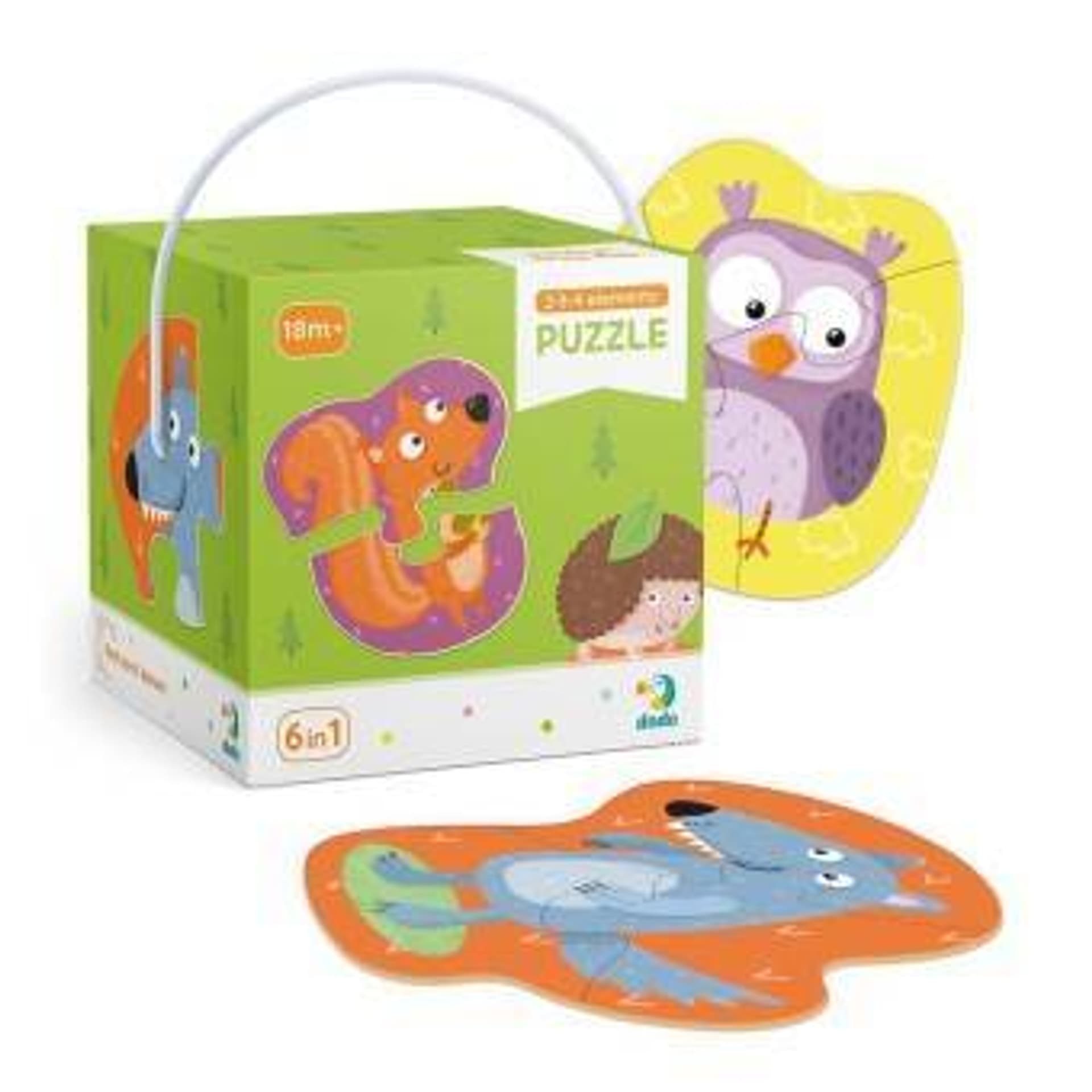 

Puzzle 2-3-4 Elementy Lesne zwierzeta 300195