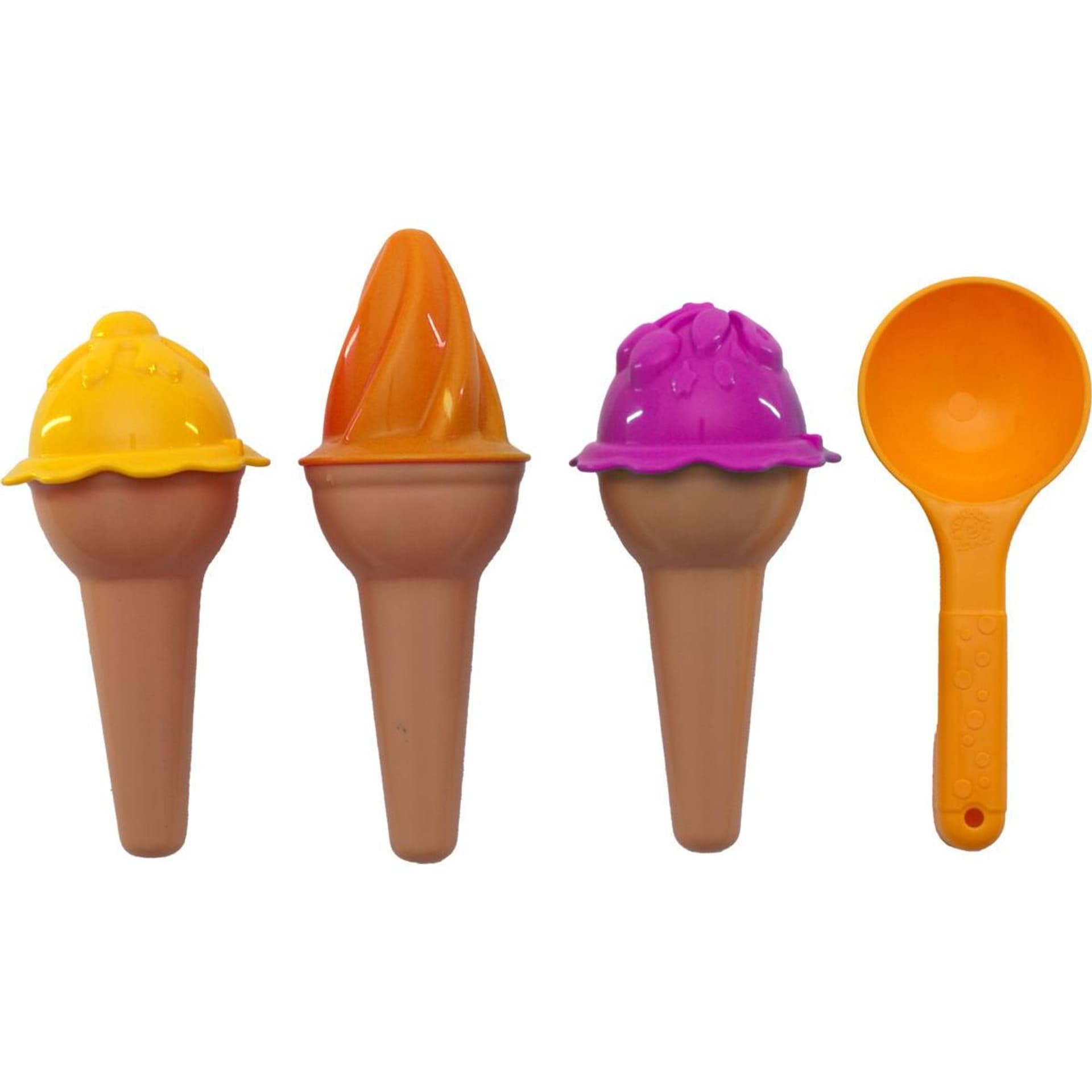 

ZESTAW DO PIASKU ICE CREAM NATURAL x3 + ŁYŻKA