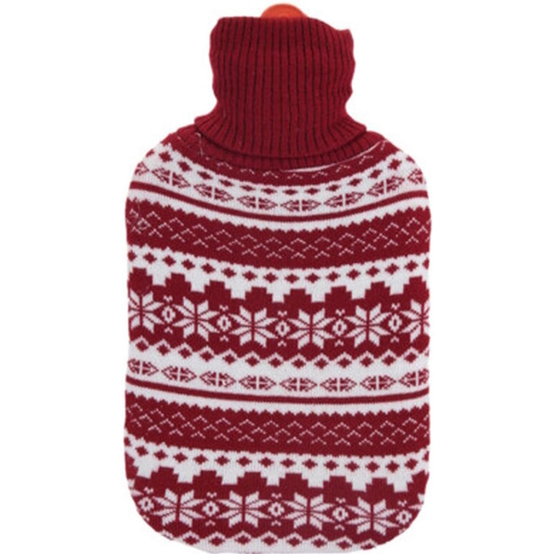 

TERMOFOR GUMOWY W POKROWCU NORDIC 1,75L CZERWONY