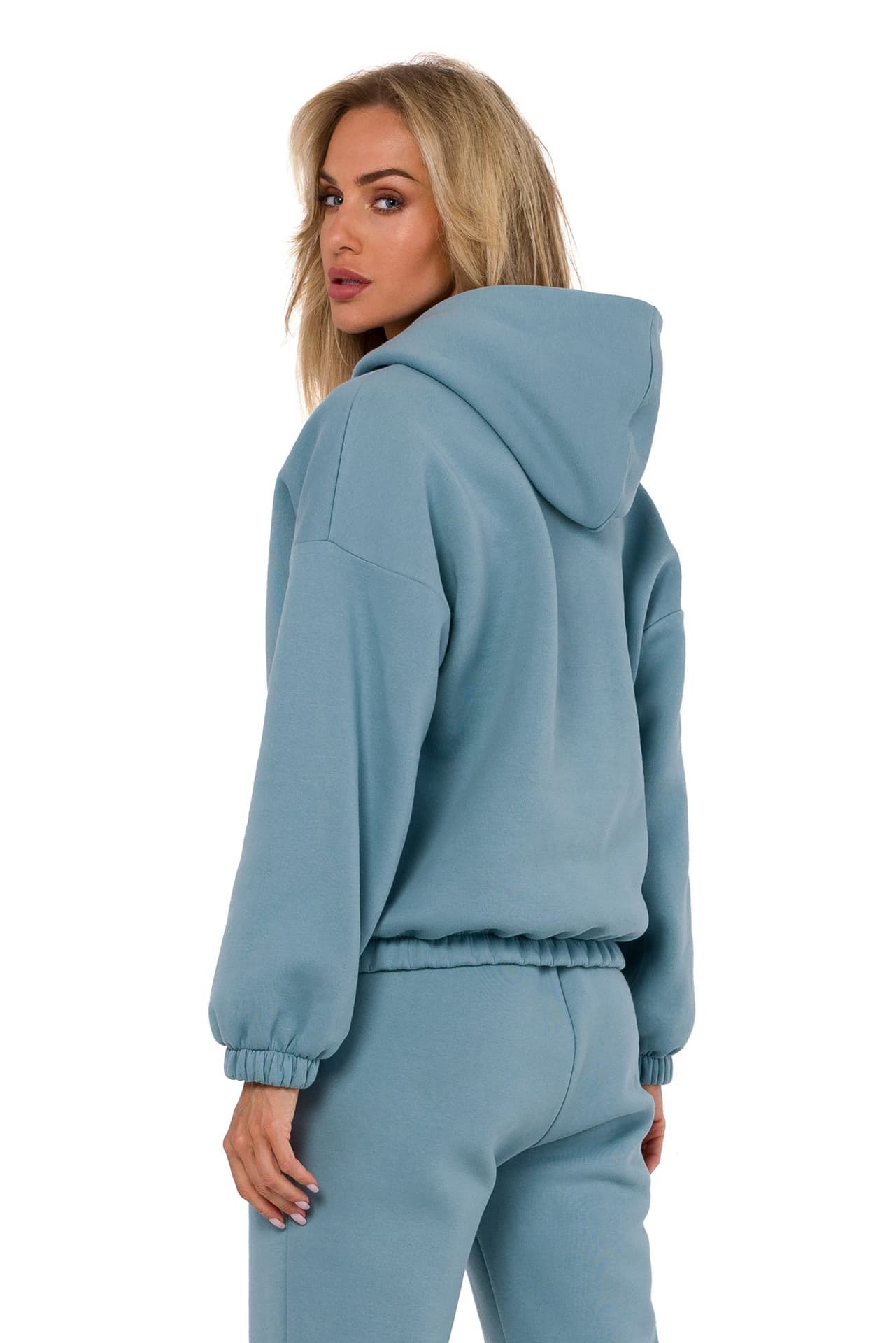 

M759 Bluza z kapturem - agawa (kolor niebieski, rozmiar S/M)