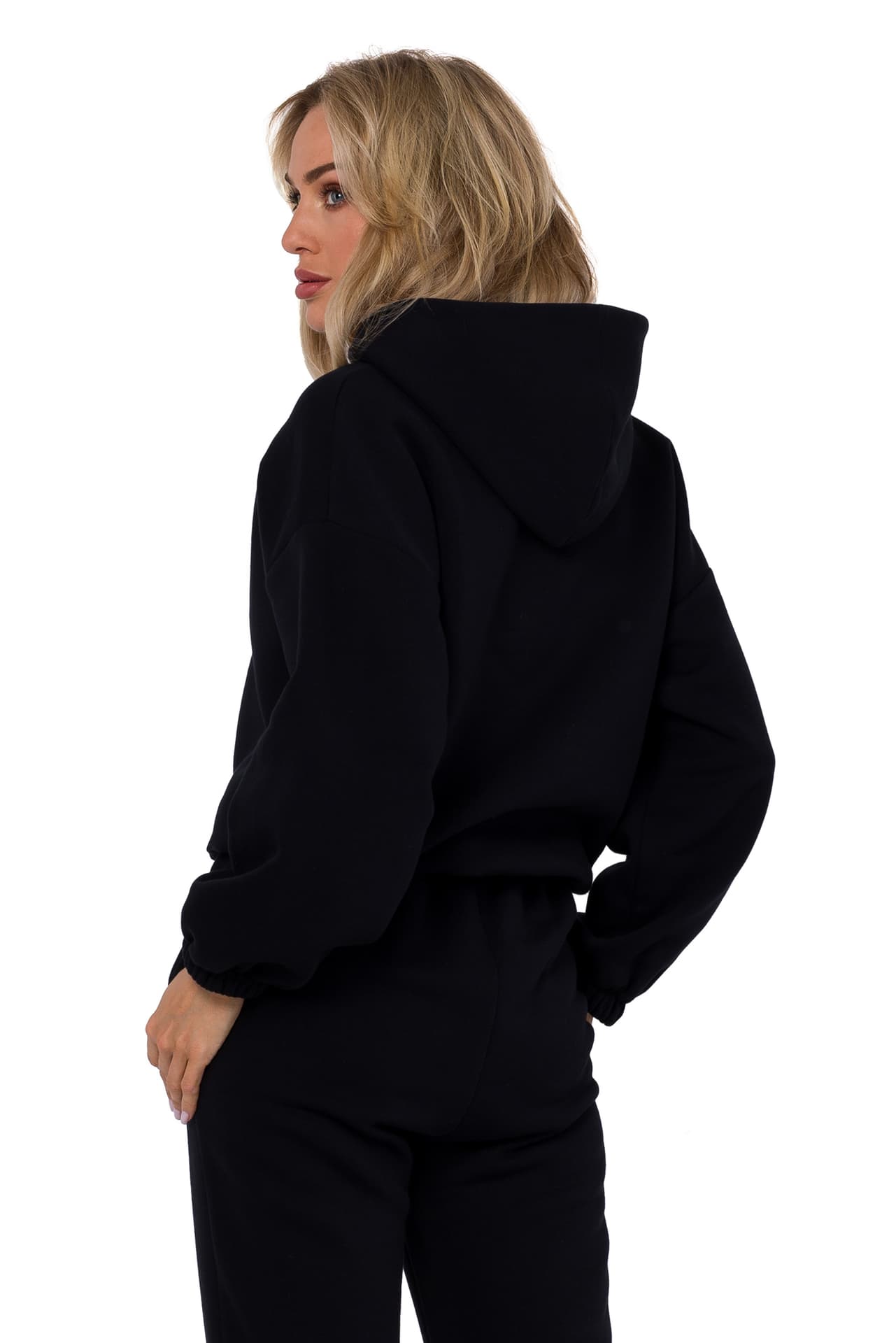 

M759 Bluza z kapturem - czarna (kolor czarny, rozmiar S/M)