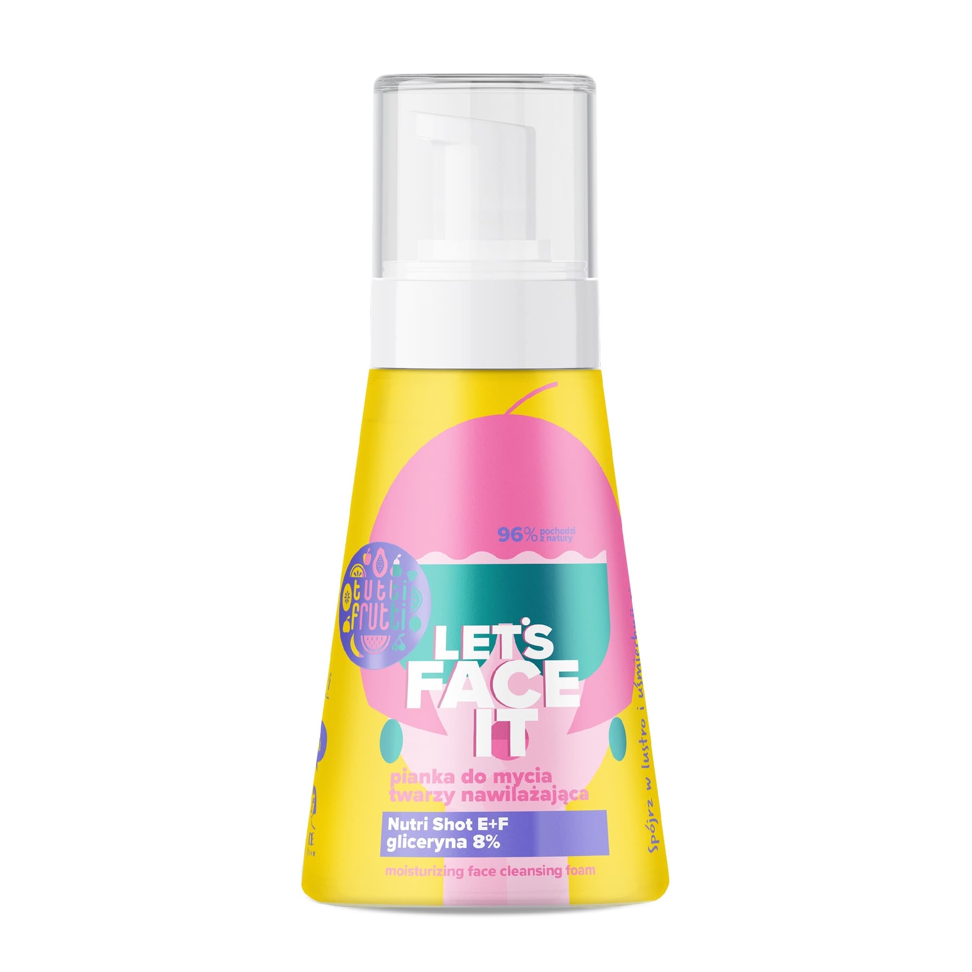 

FARMONA Tutti Frutti Let`s Face It Nawilżająca Pianka do mycia twarzy 250ml