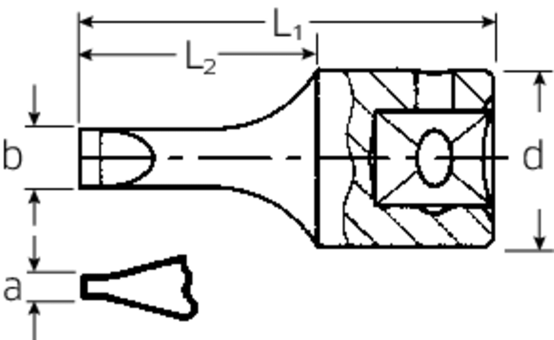 

Nasadka 1/4" wkrętakowa płaska 0,8x4mm,krótka STAHLWILLE